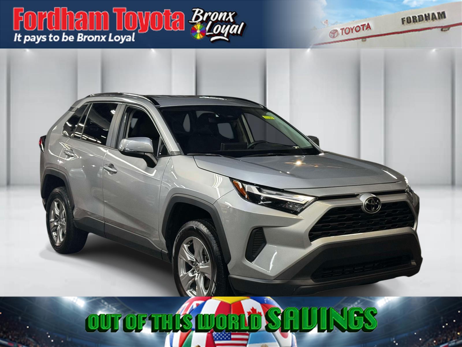 Silver Sky Metallic 2025 Toyota RAV4 SUV / Crossover All-Wheel Drive Automatic