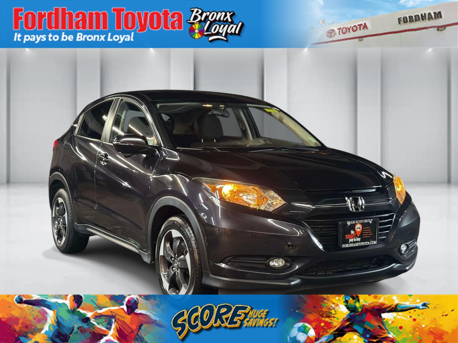 Gray (Modern Steel Metallic) 2018 Honda HR-V EX AWD SUV / Crossover All-Wheel Drive Continuously Variable Transmission
