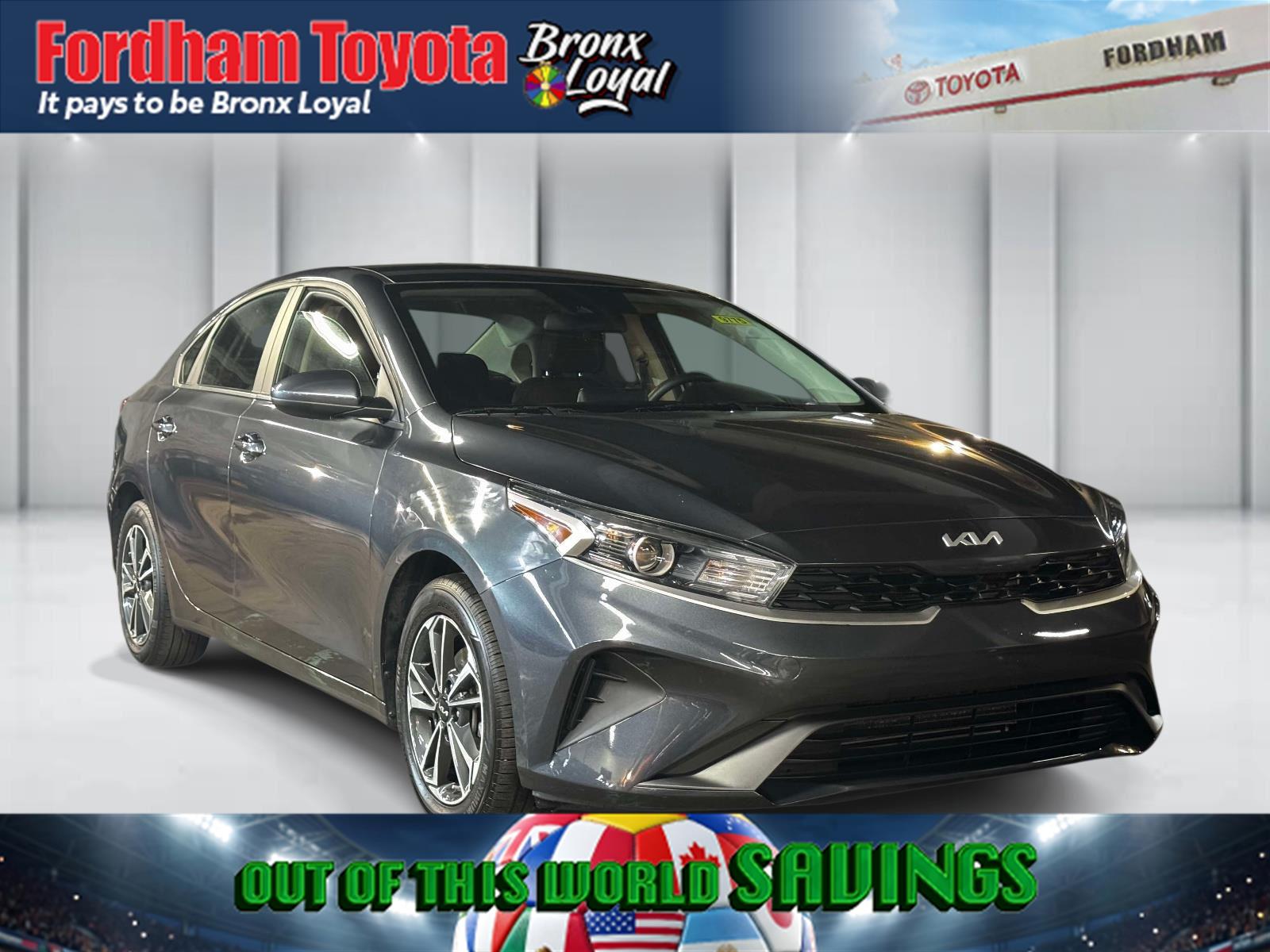 Gravity Gray 2024 Kia Forte Sedan Front-Wheel Drive Continuously Variable Transmission