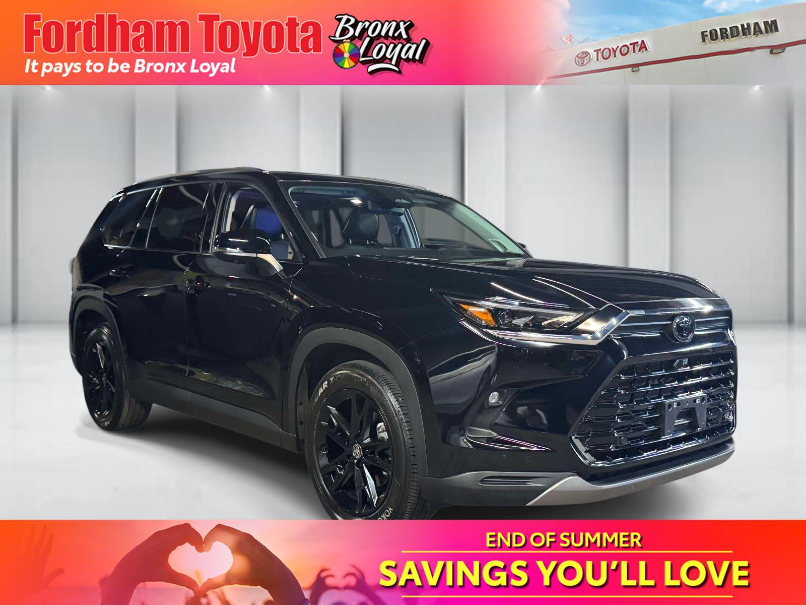 Midnight Black Metallic 2024 Toyota Grand Highlander SUV / Crossover All-Wheel Drive Automatic