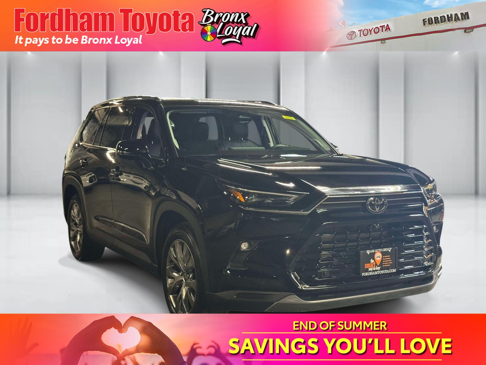 Midnight Black Metallic 2024 Toyota Grand Highlander SUV / Crossover All-Wheel Drive Automatic