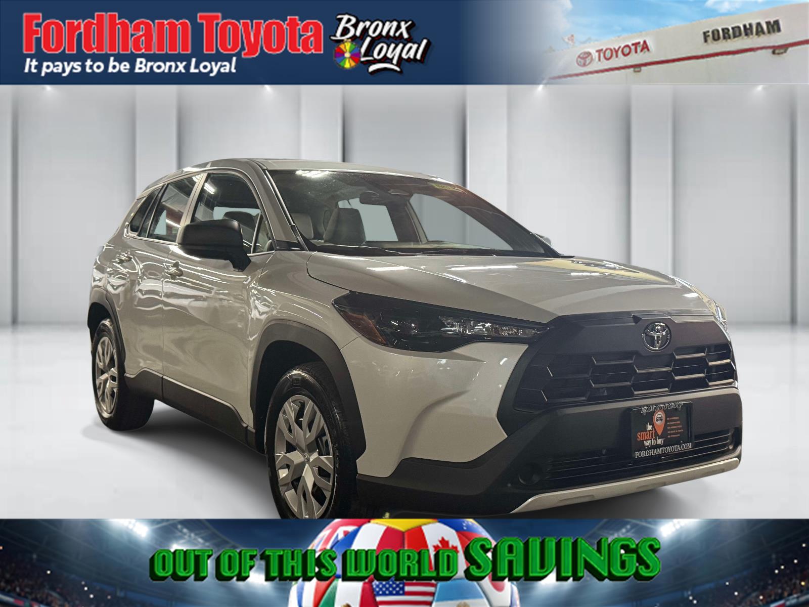White (Wind Chill Pearl) 2026 Toyota Corolla Cross SUV / Crossover All-Wheel Drive Continuously Variable Transmission