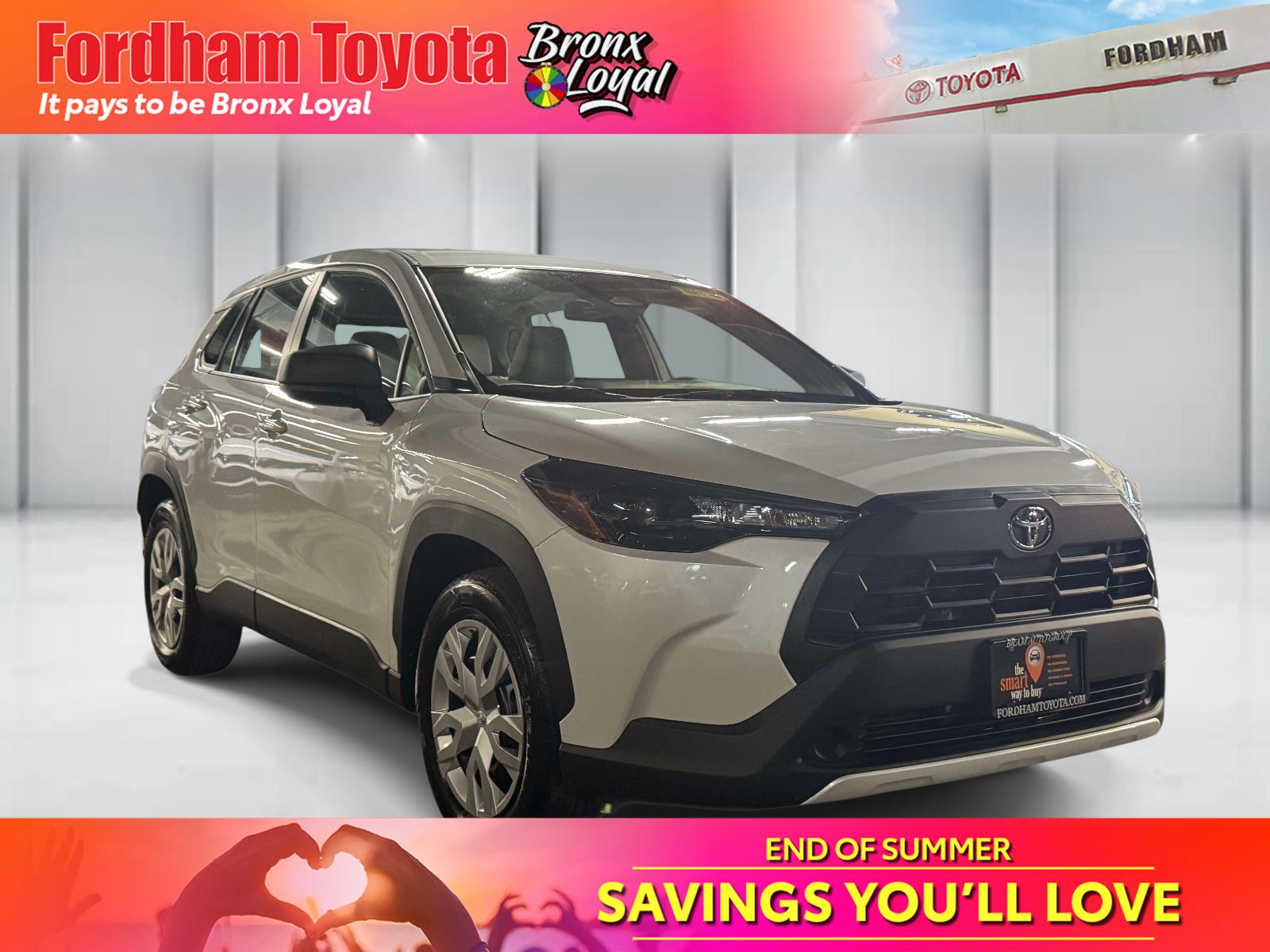White (Wind Chill Pearl) 2026 Toyota Corolla Cross SUV / Crossover All-Wheel Drive Continuously Variable Transmission