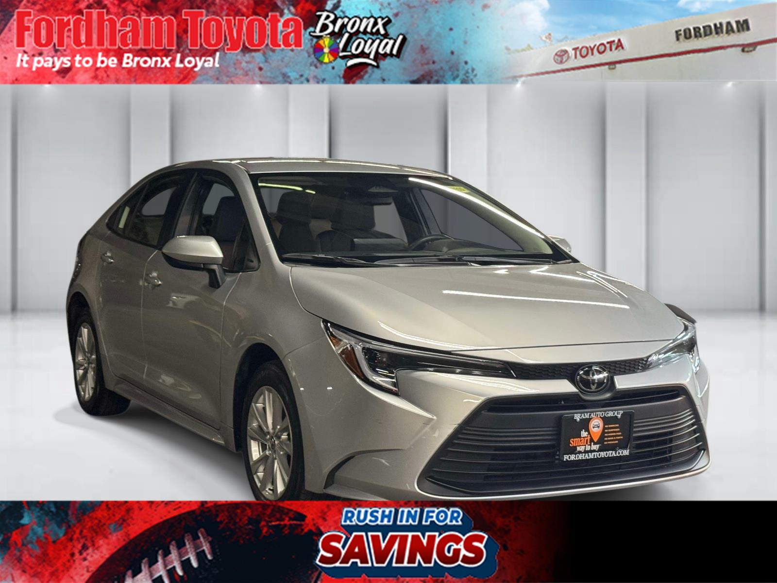 Classic Silver Metallic 2026 Toyota Corolla Hybrid Sedan Front-Wheel Drive Continuously Variable Transmission