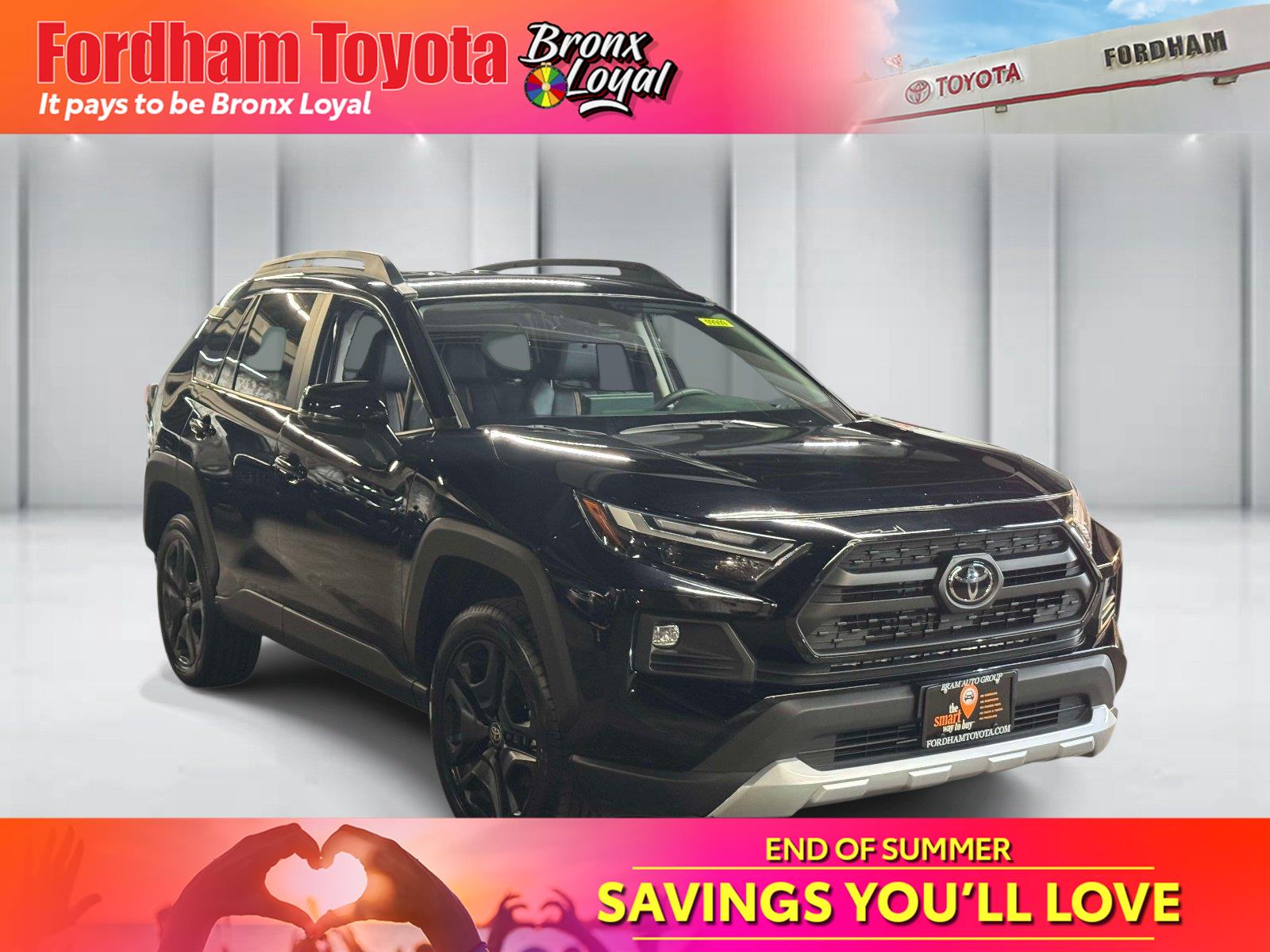 Midnight Black Metallic 2024 Toyota RAV4 SUV / Crossover All-Wheel Drive Automatic