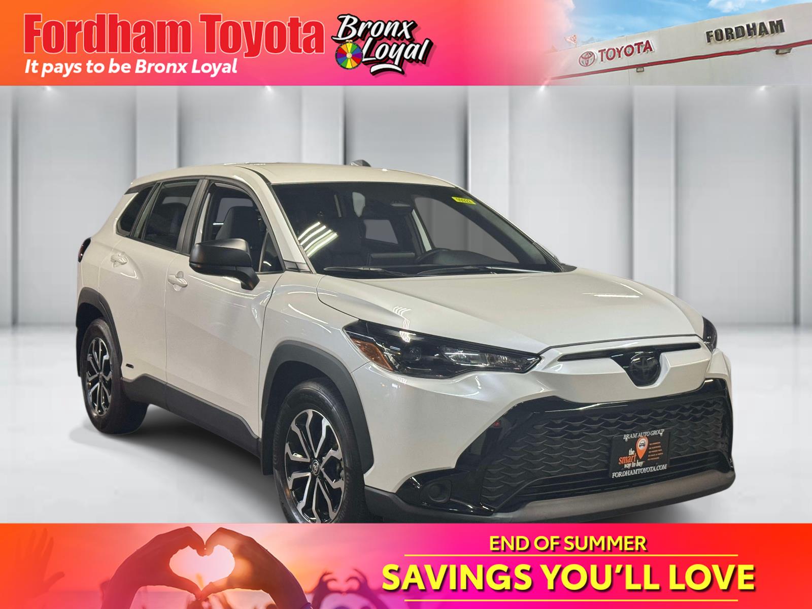 White (Wind Chill Pearl) 2024 Toyota Corolla Cross Hybrid SUV / Crossover All-Wheel Drive Continuously Variable Transmission