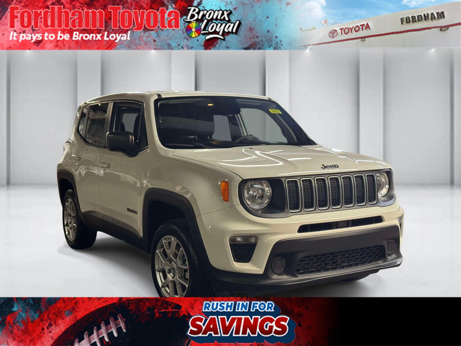 Alpine White Clearcoat 2023 Jeep Renegade SUV / Crossover Four-Wheel Drive 9-Speed Automatic