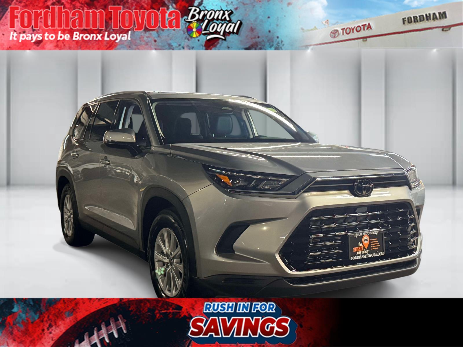 Celestial Silver Metallic 2025 Toyota Grand Highlander SUV / Crossover Front-Wheel Drive Automatic