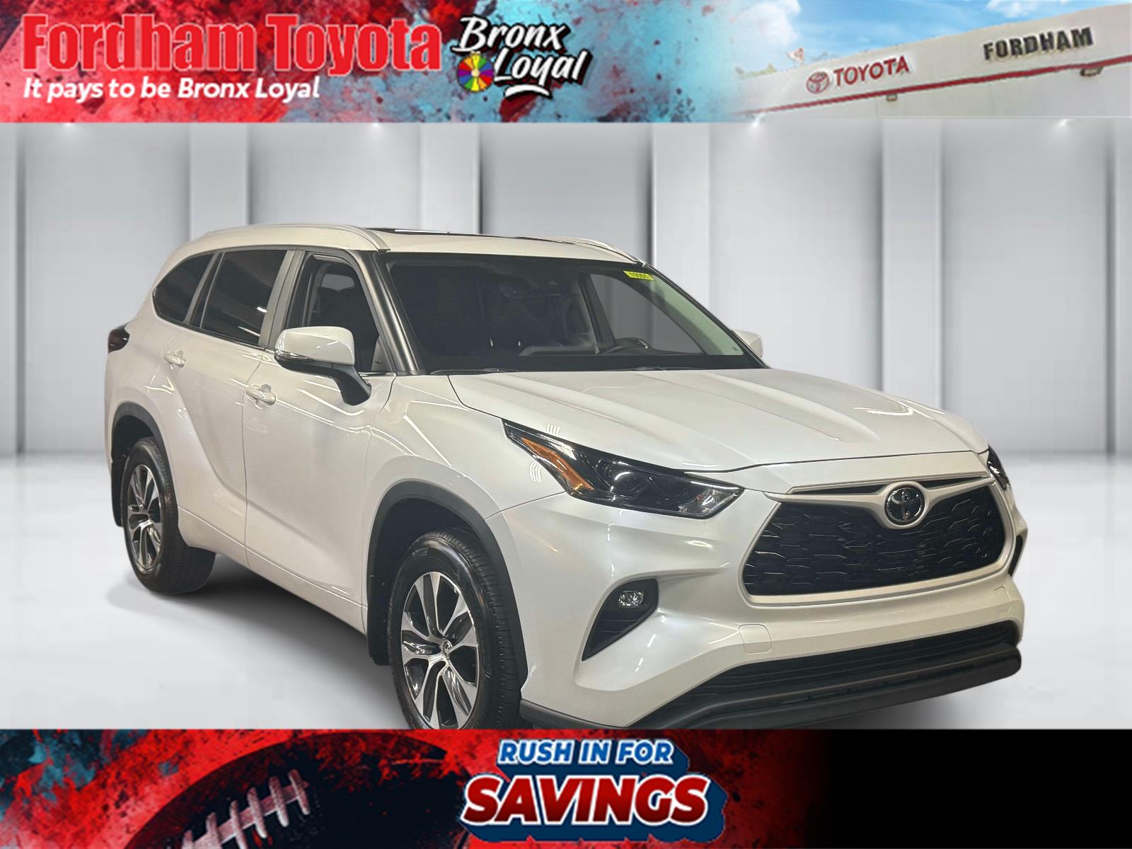 White (Wind Chill Pearl) 2026 Toyota Highlander SUV / Crossover All-Wheel Drive