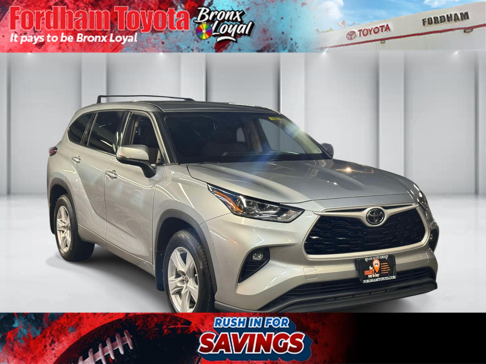 Celestial Silver Metallic 2020 Toyota Highlander SUV / Crossover All-Wheel Drive Automatic