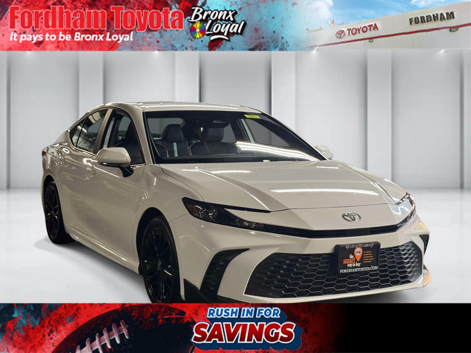 White 2025 Toyota Camry Sedan Front-Wheel Drive