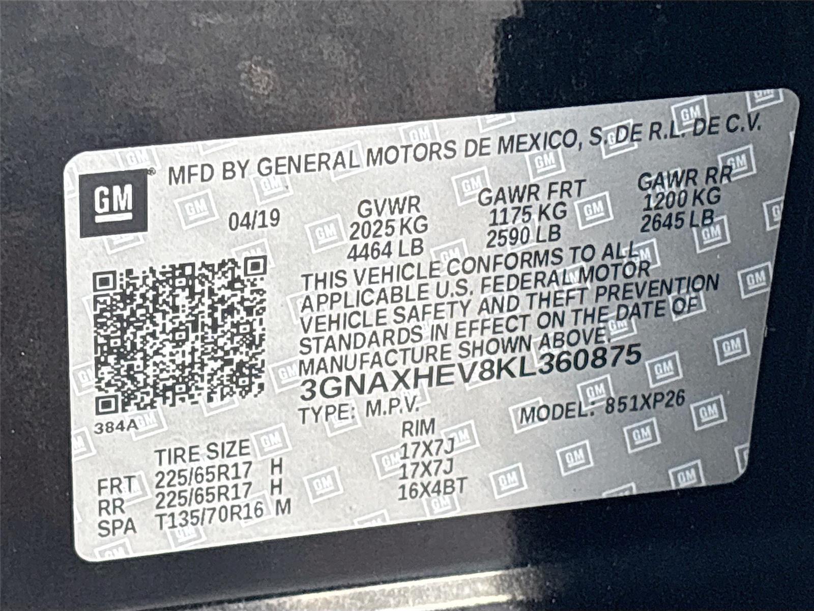 2019 Chevrolet Equinox LS