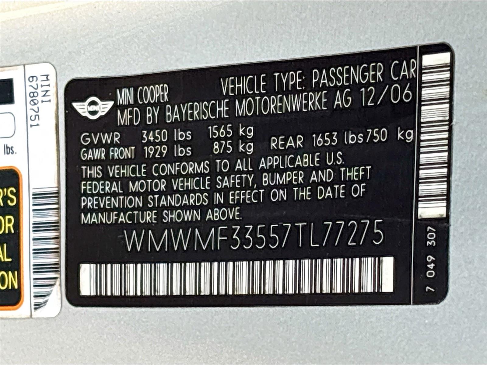 2007 MINI Cooper Hardtop
