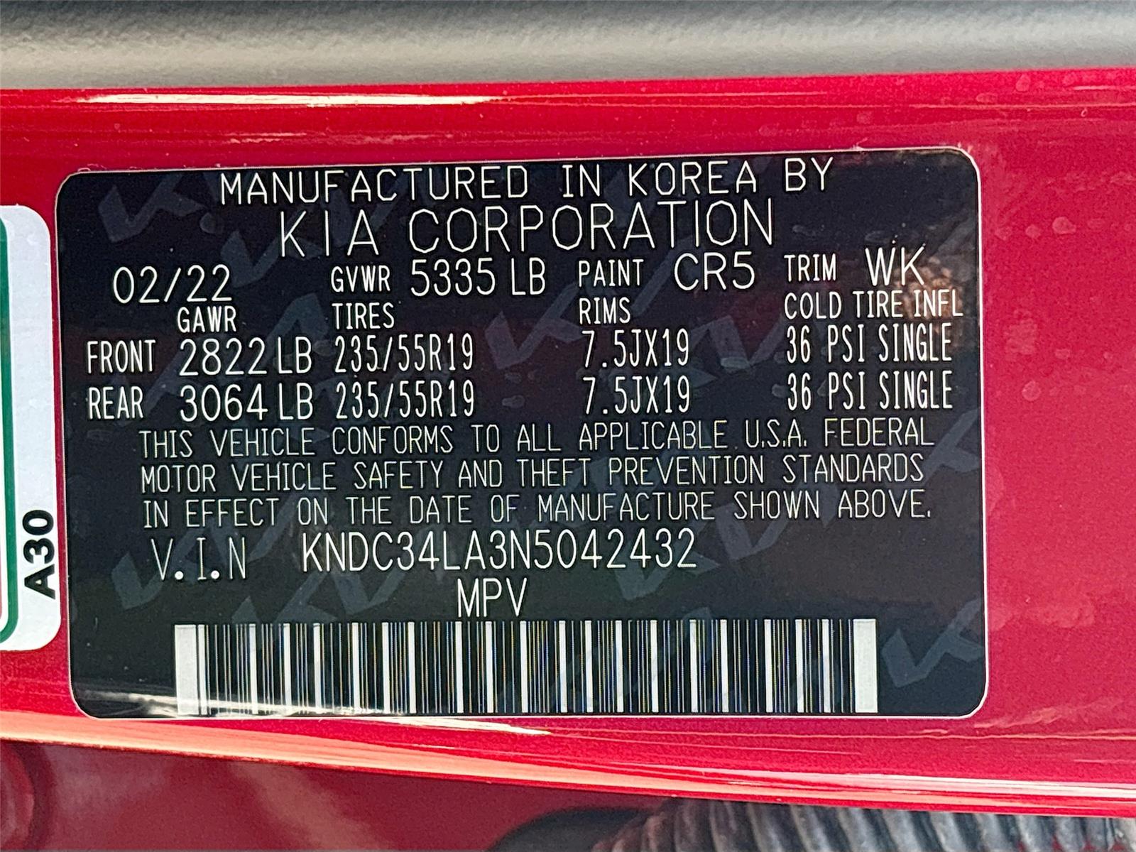 2022 Kia EV6 Wind