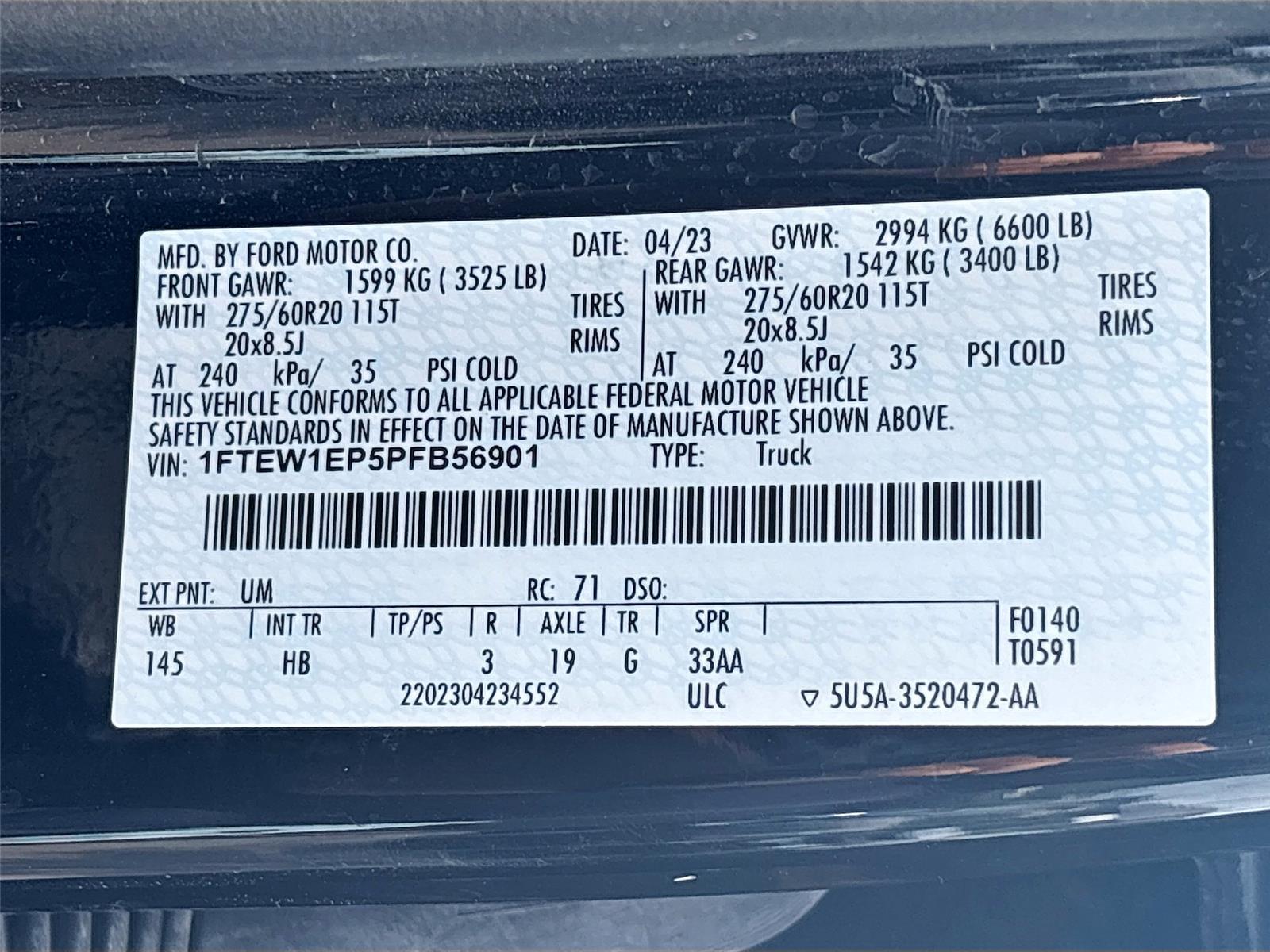 2023 Ford F-150 LARIAT