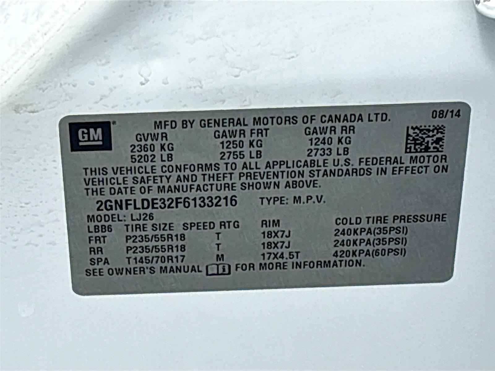 2015 Chevrolet Equinox LTZ