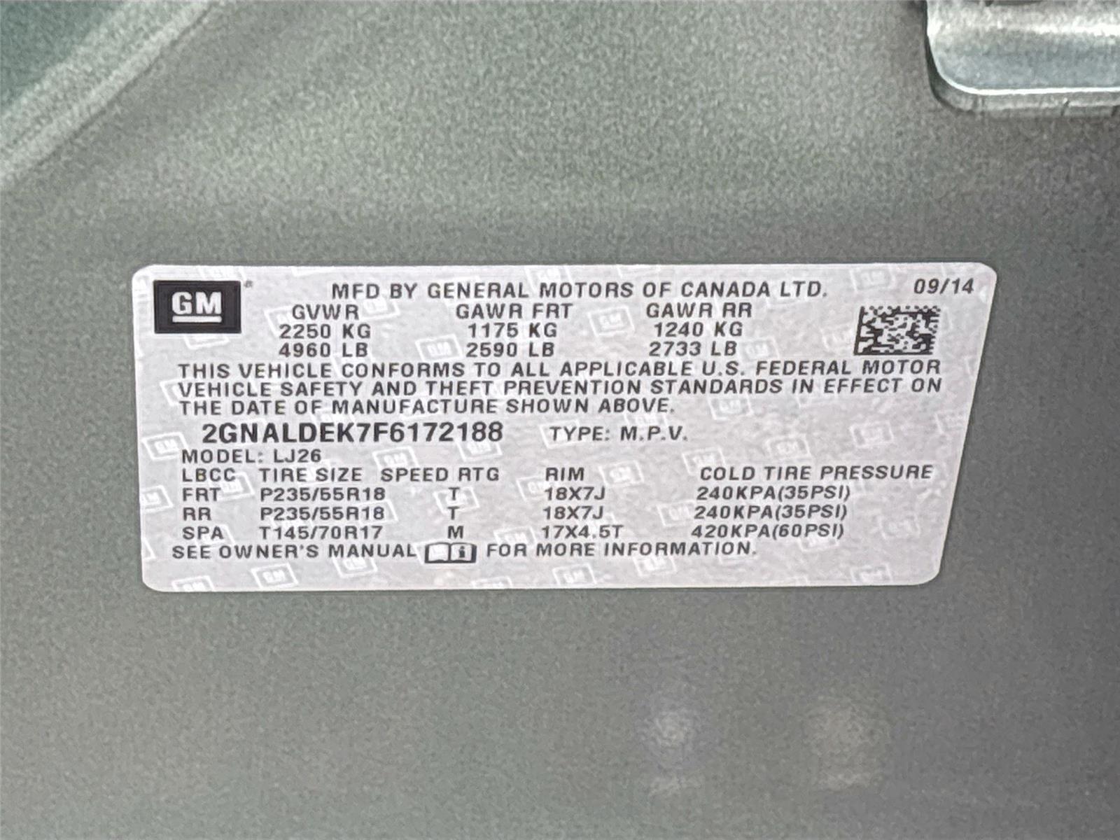 2015 Chevrolet Equinox LTZ
