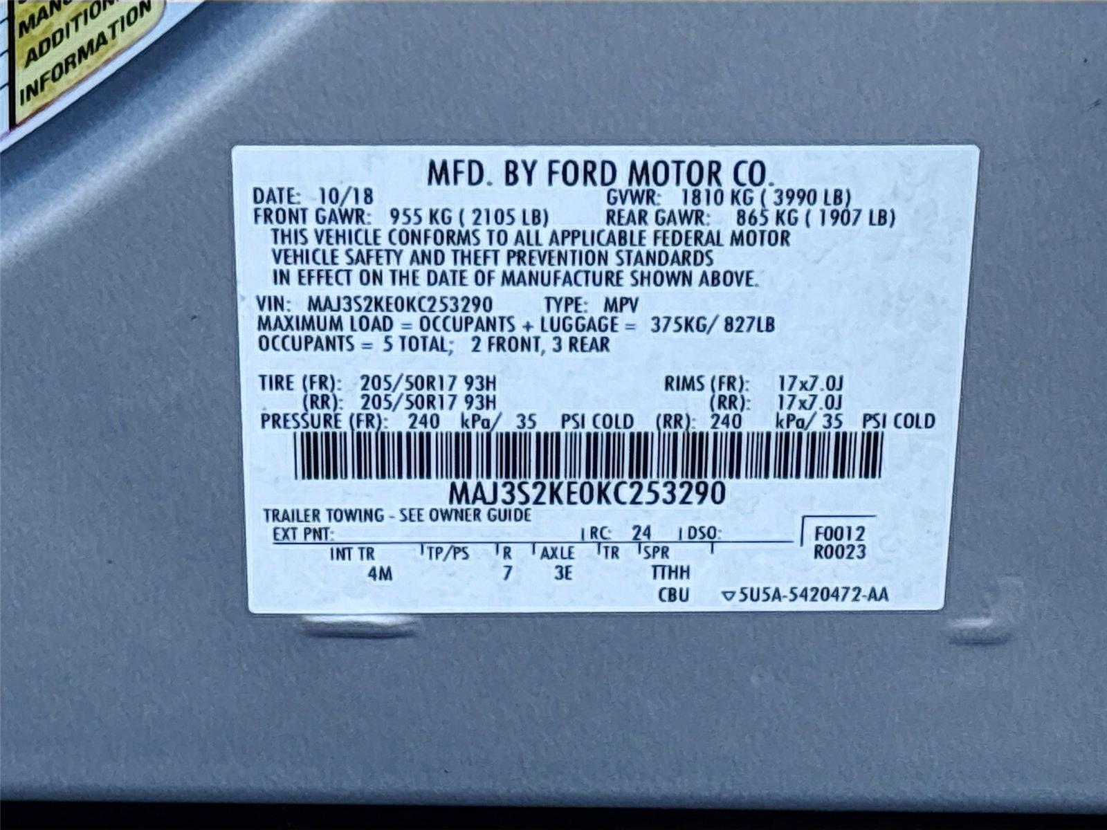 2019 Ford EcoSport Titanium