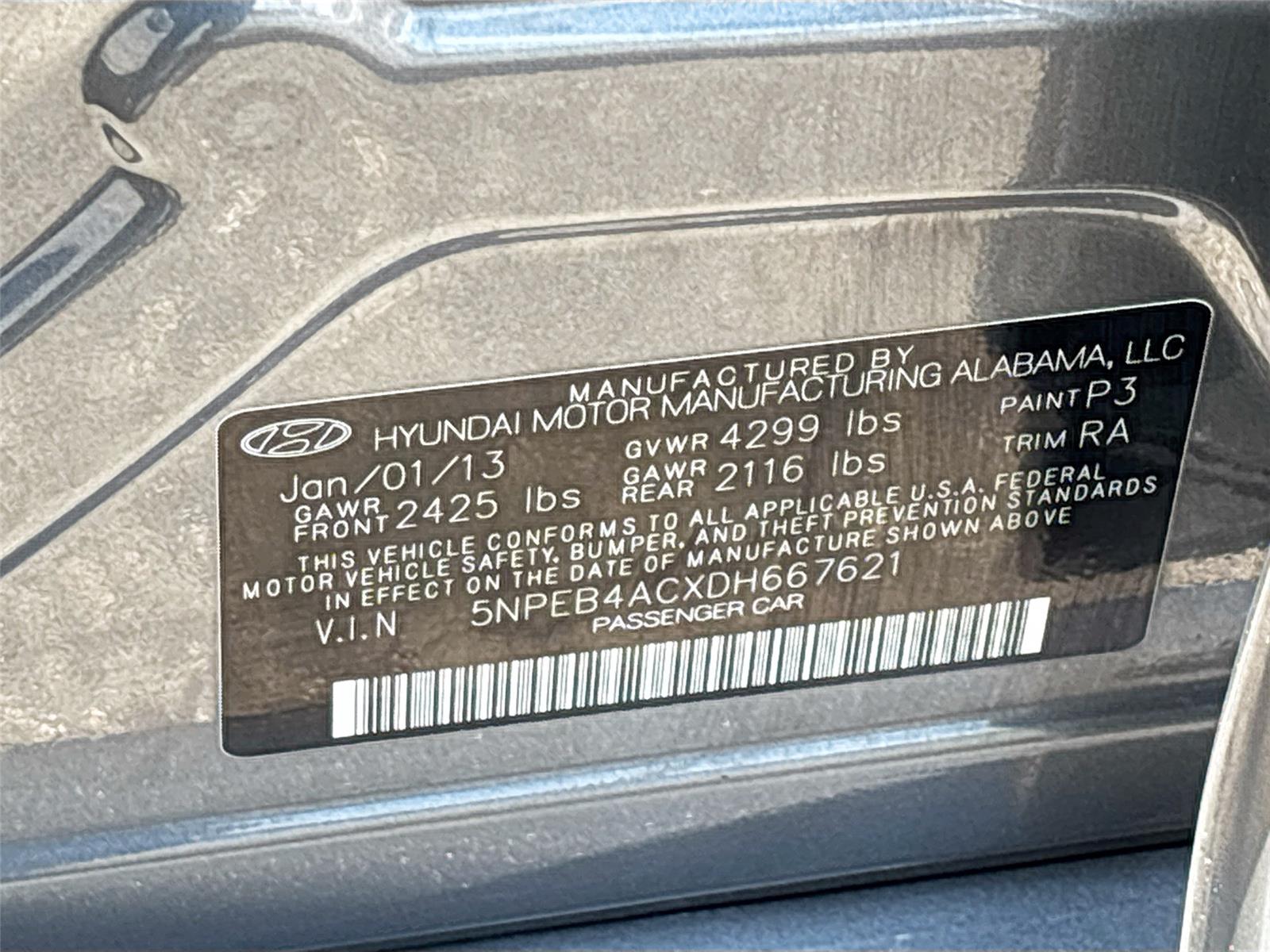 2013 Hyundai Sonata GLS