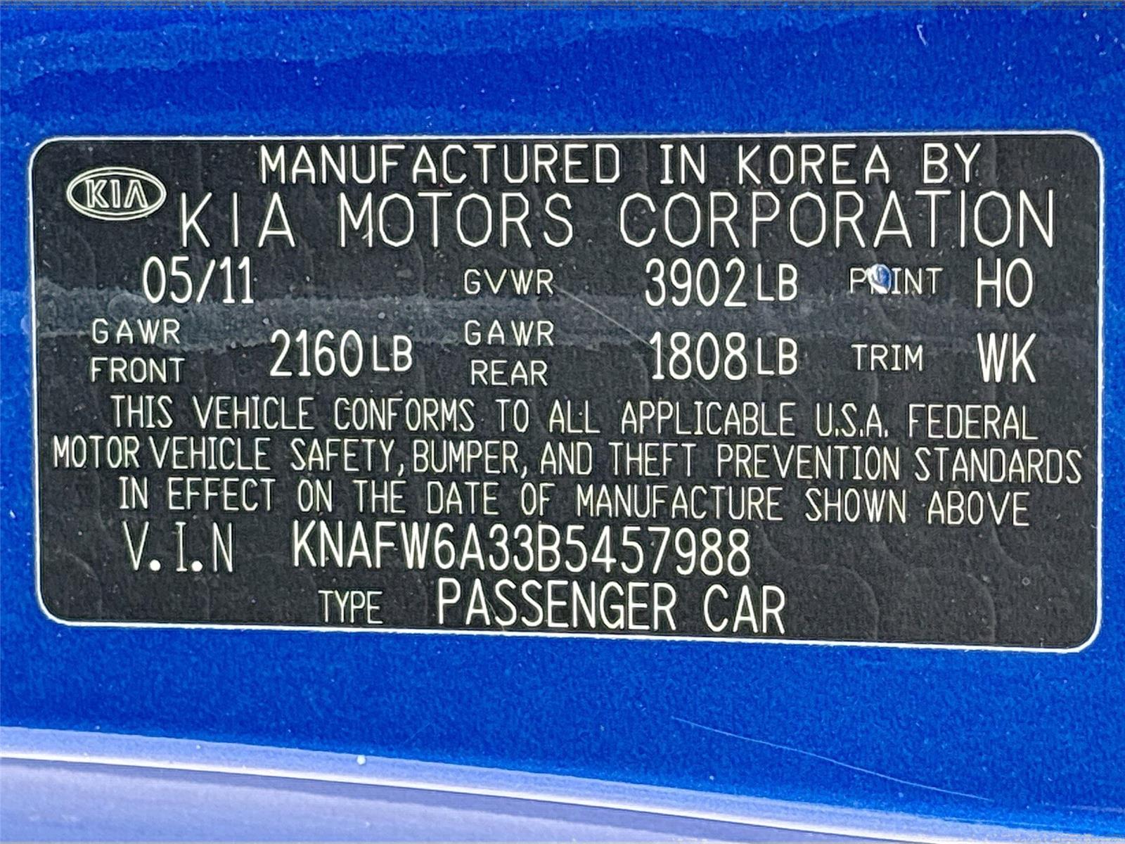 2011 Kia Forte Koup SX