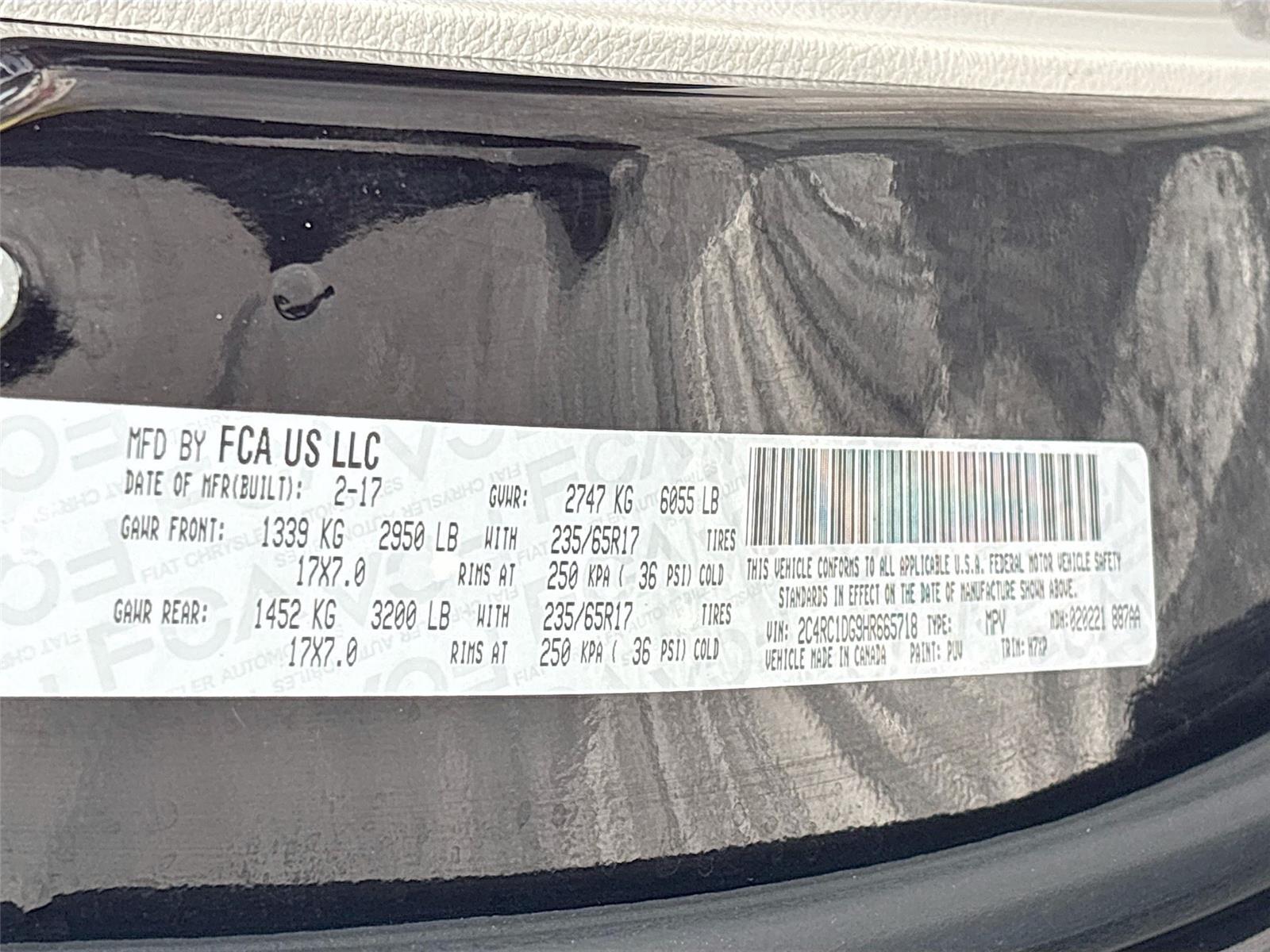 2017 Chrysler Pacifica Touring