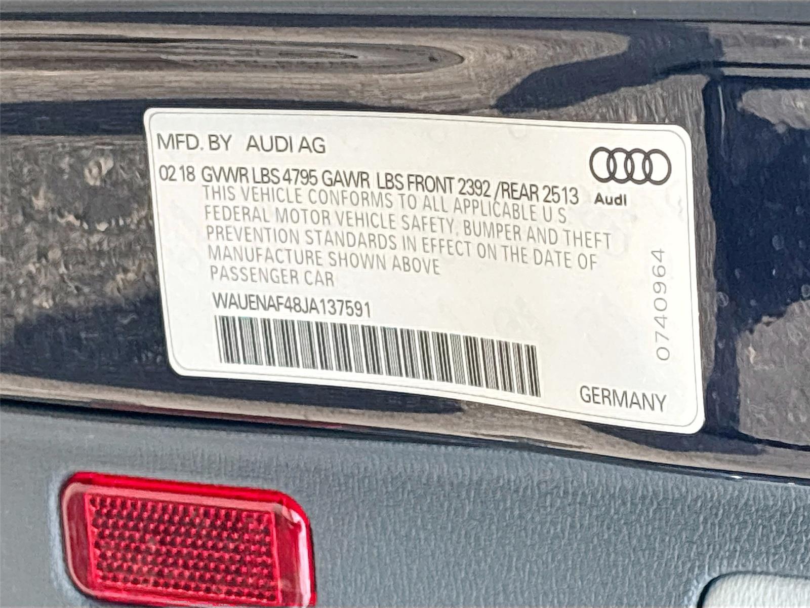 2018 Audi A4 Premium Plus