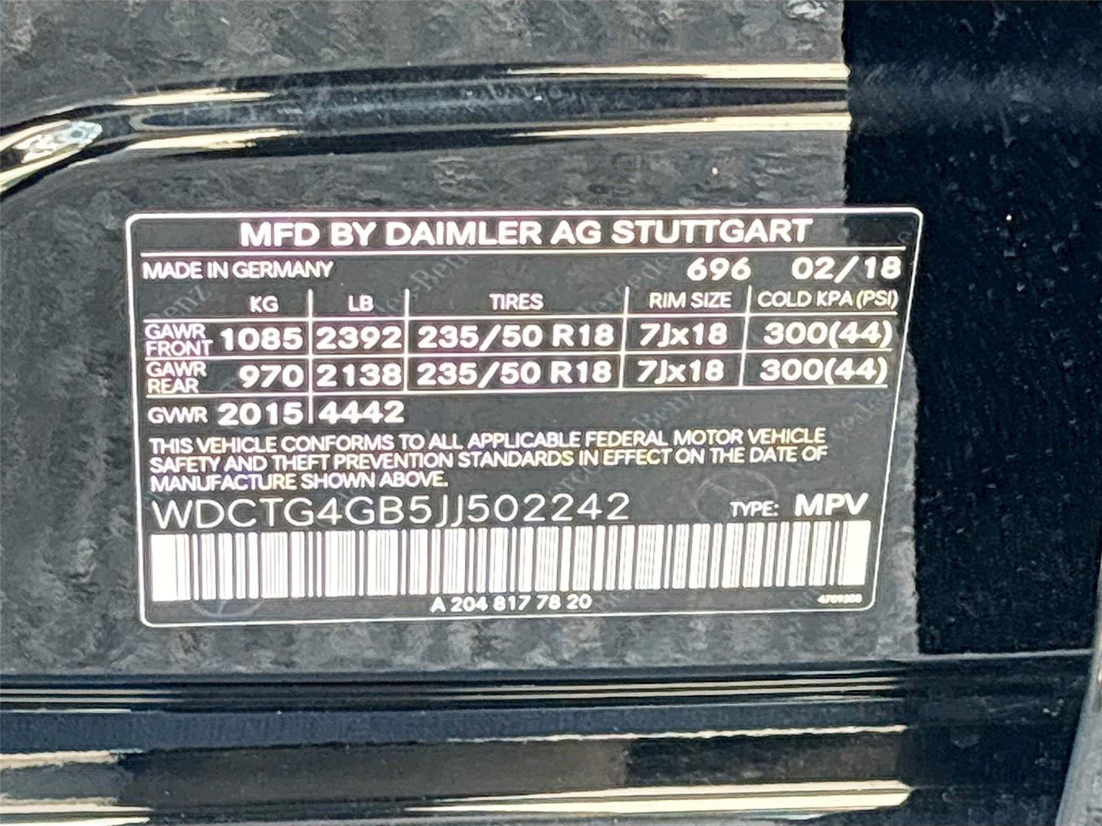 2018 Mercedes-Benz GLA GLA 250