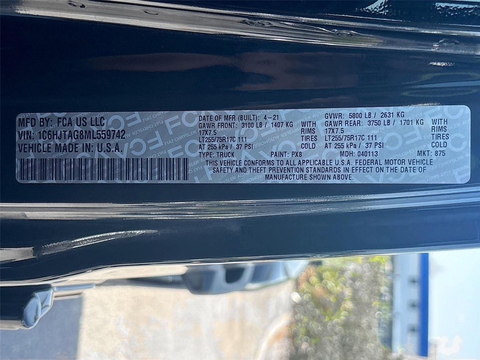 2021 Jeep Gladiator Willys
