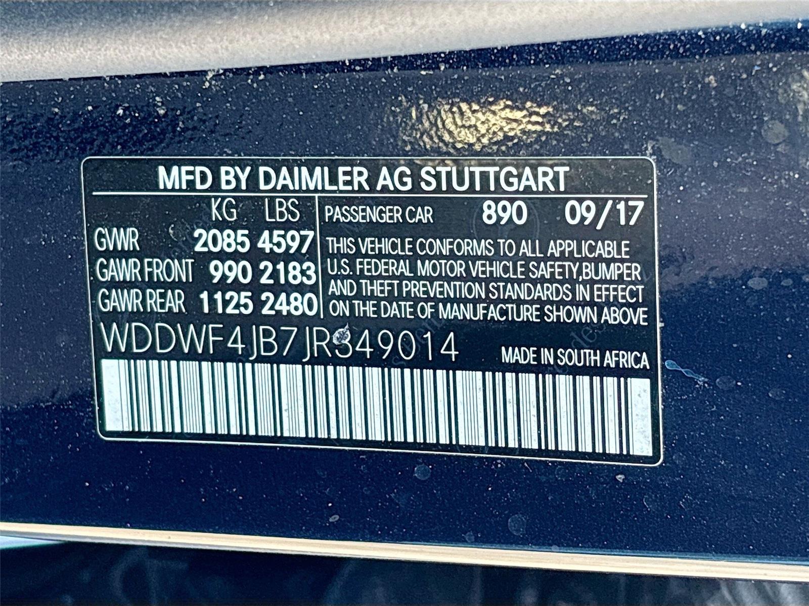 2018 Mercedes-Benz C-Class C 300