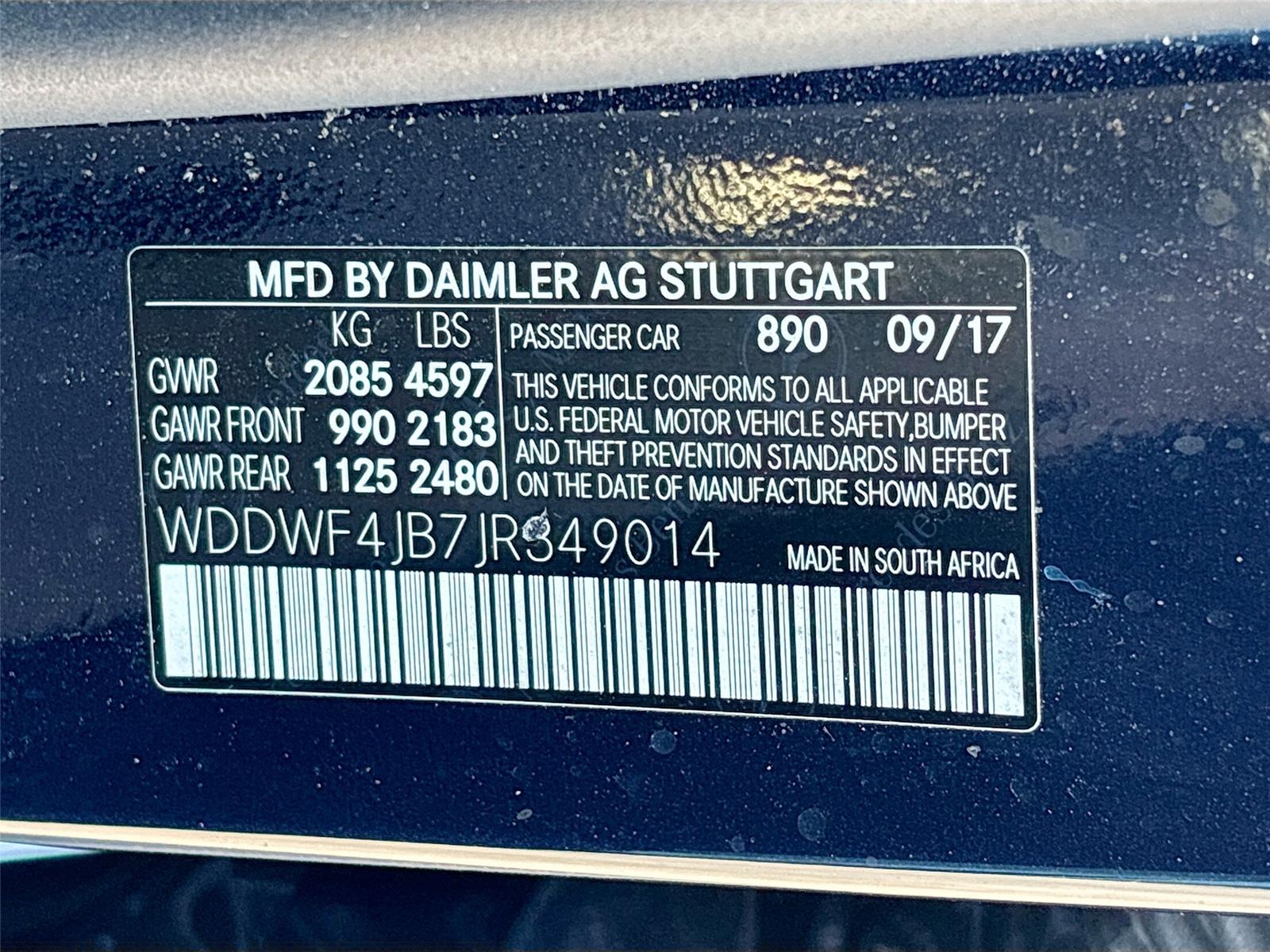 2018 Mercedes-Benz C-Class C 300