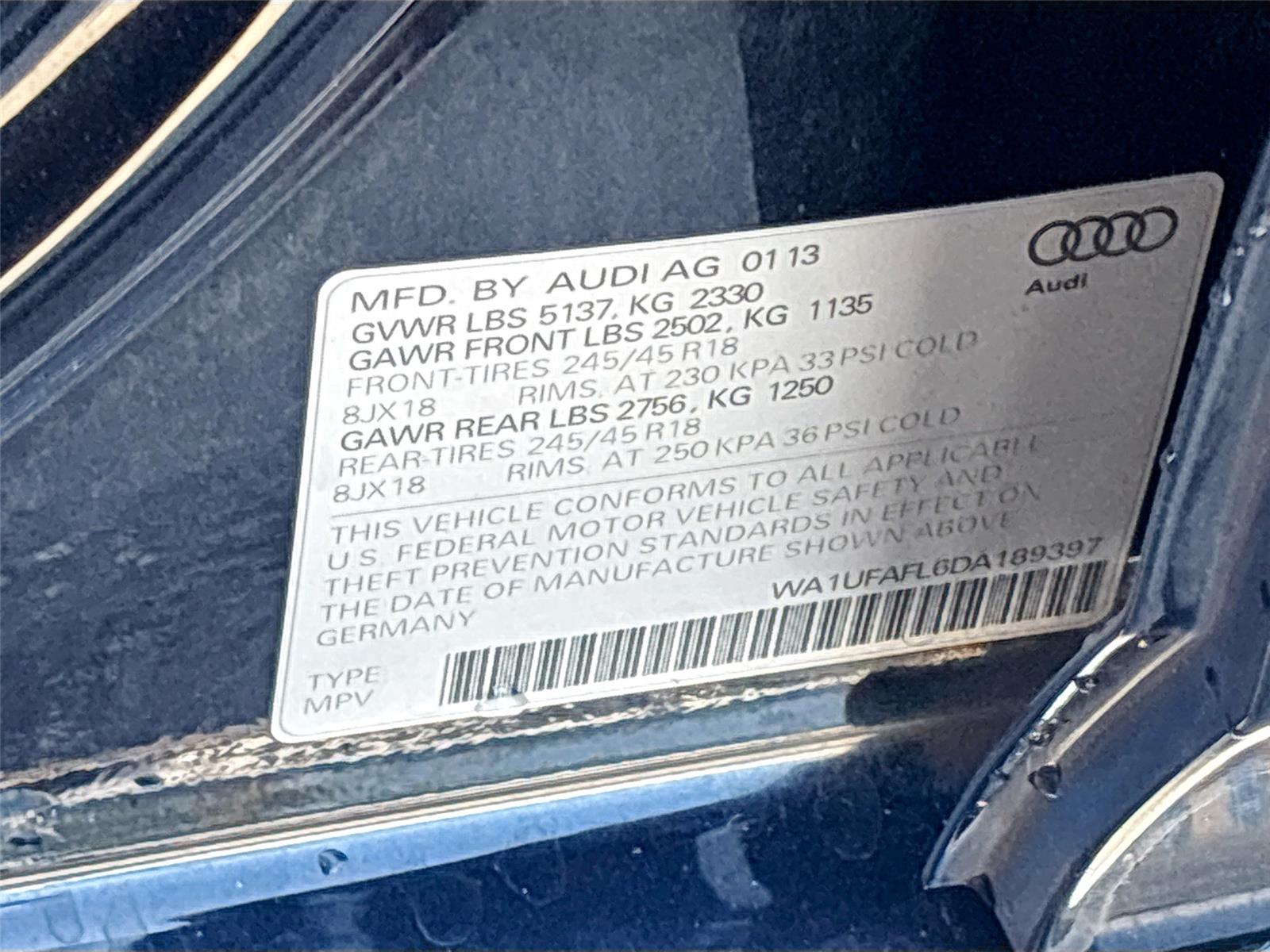 2013 Audi allroad Premium Plus