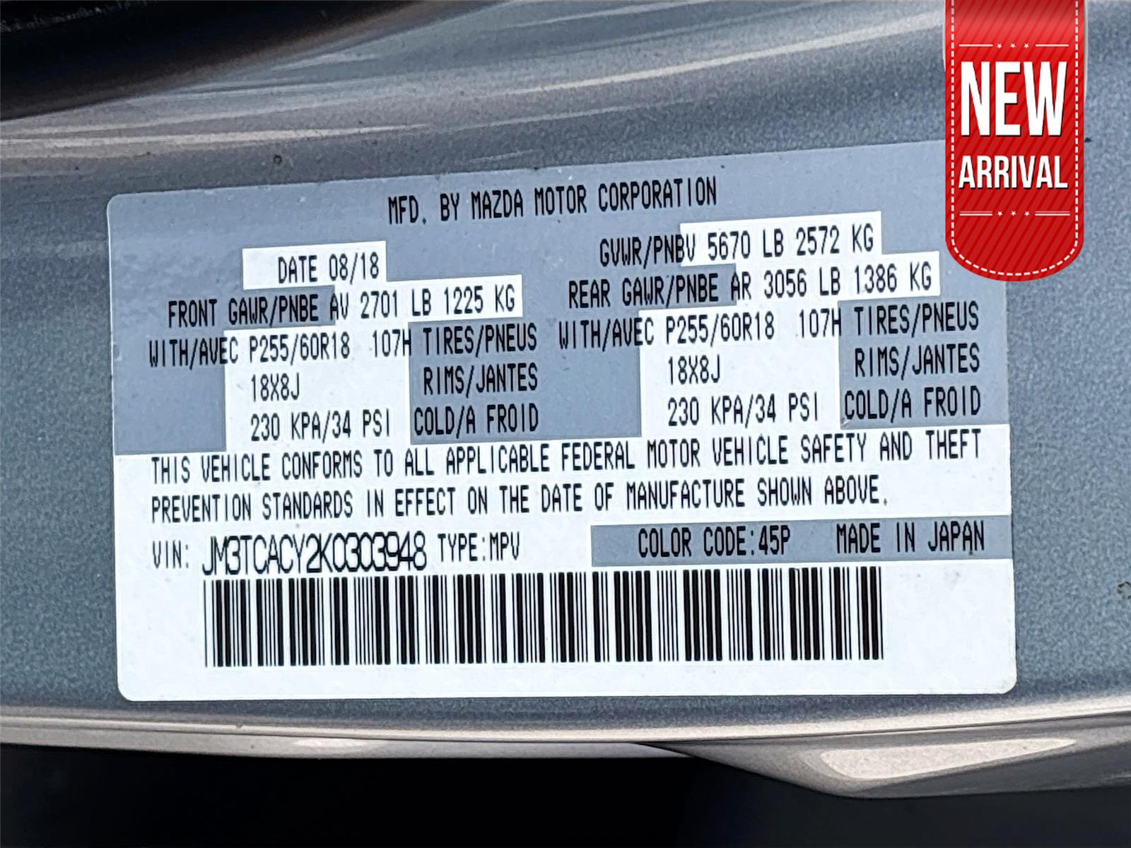 2019 Mazda CX-9 Touring