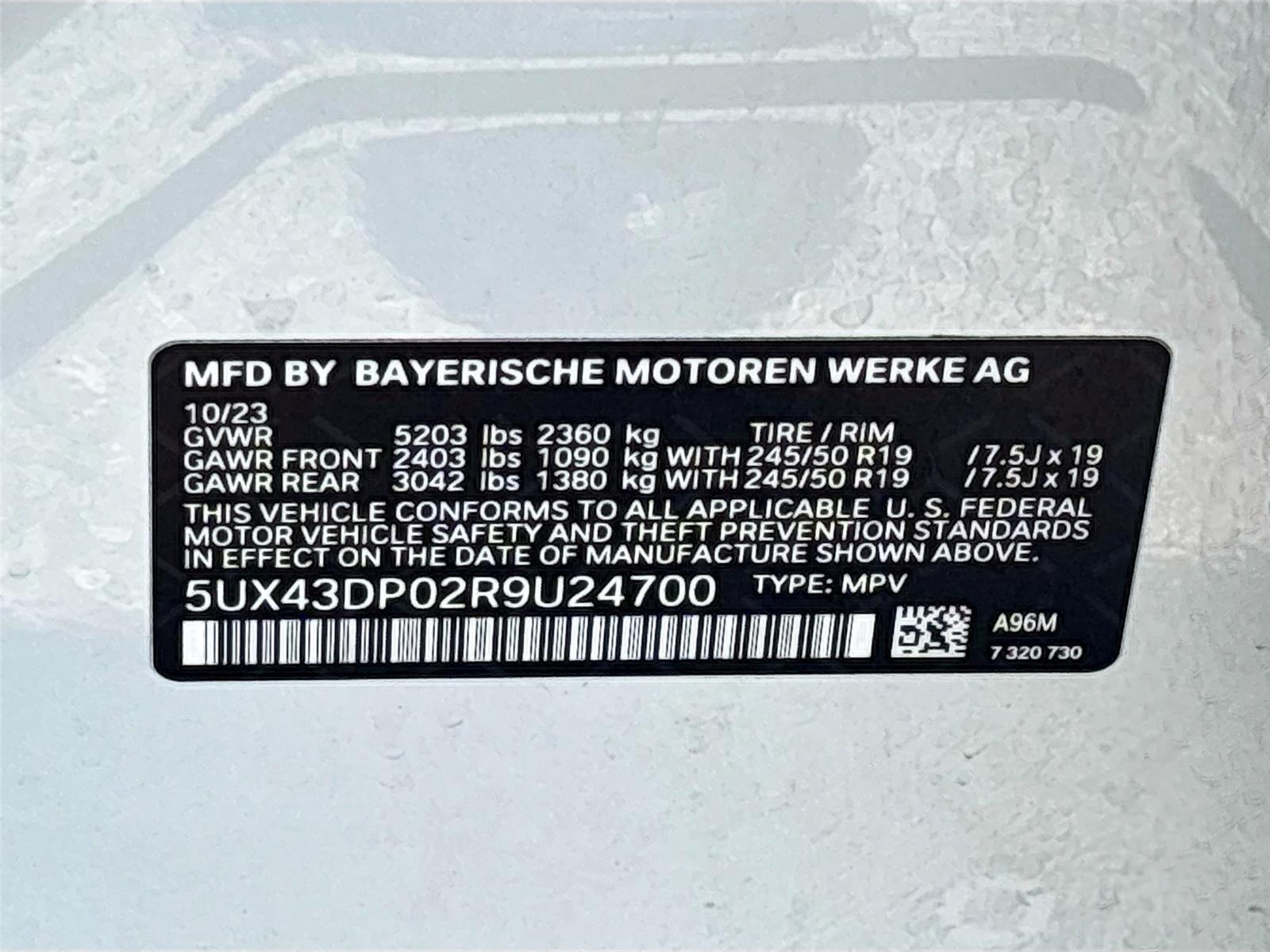 2024 BMW X3 sDrive30i