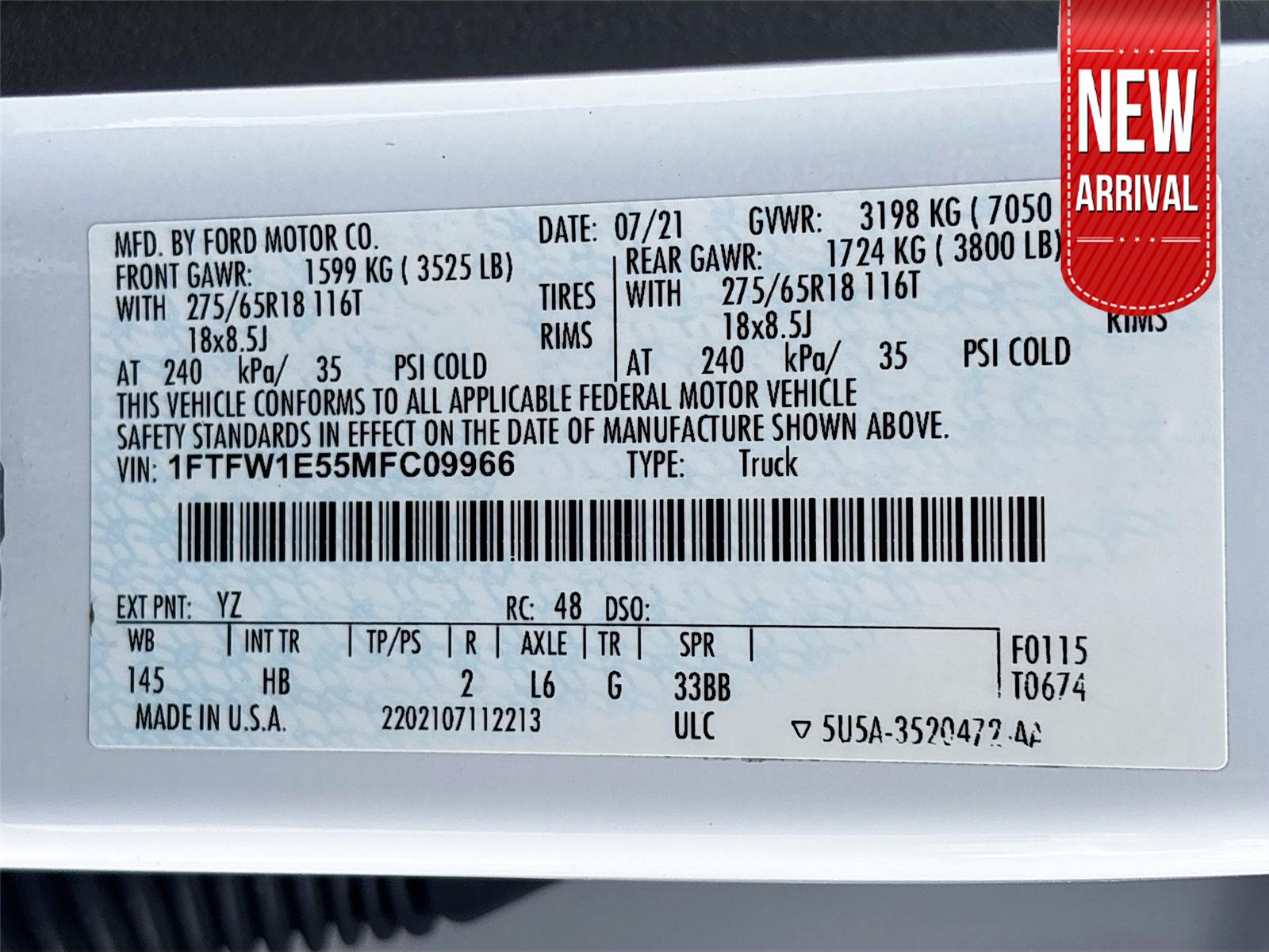 2021 Ford F-150 LARIAT