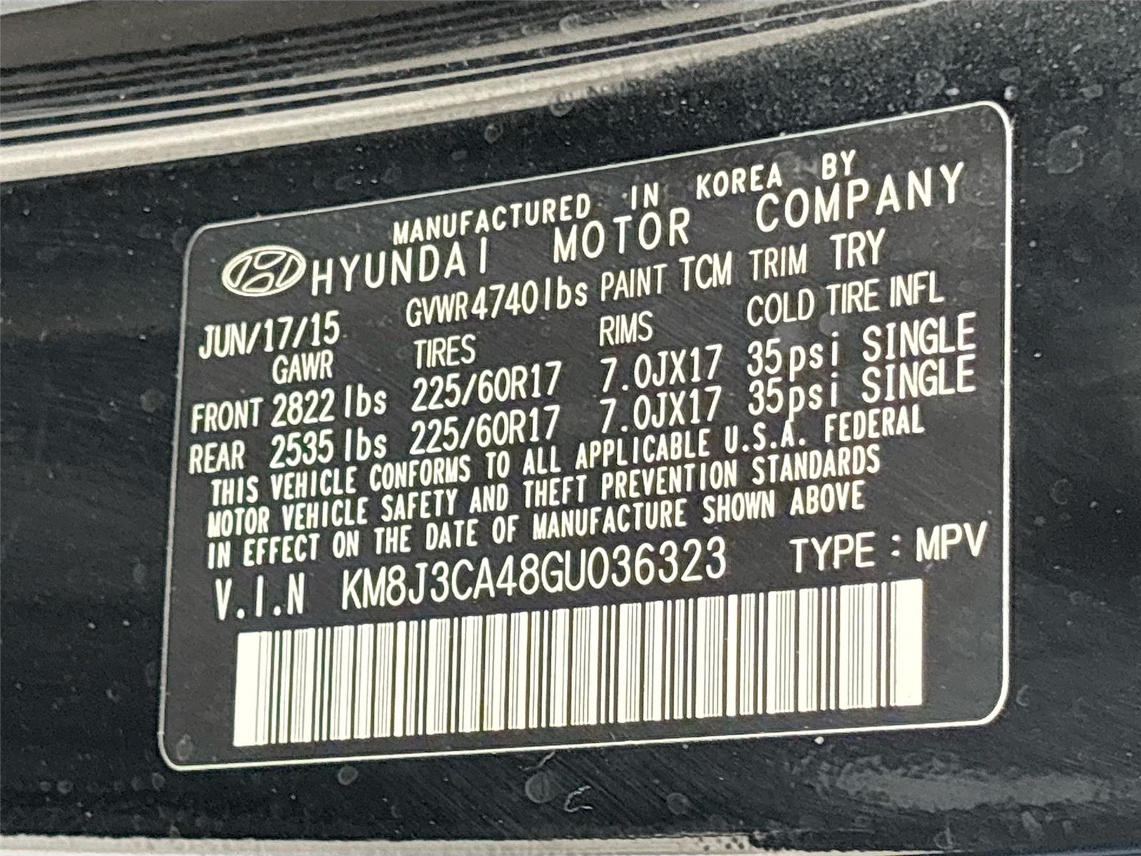2016 Hyundai Tucson SE