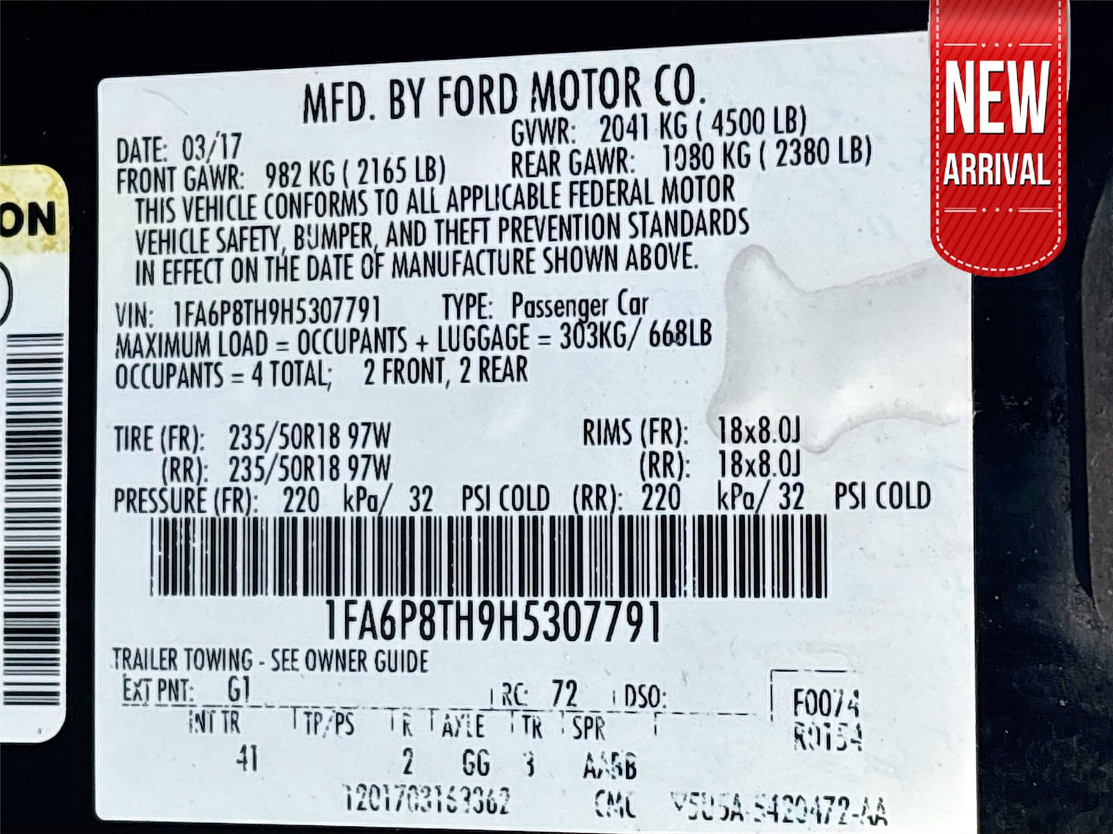 2017 Ford Mustang EcoBoost Premium