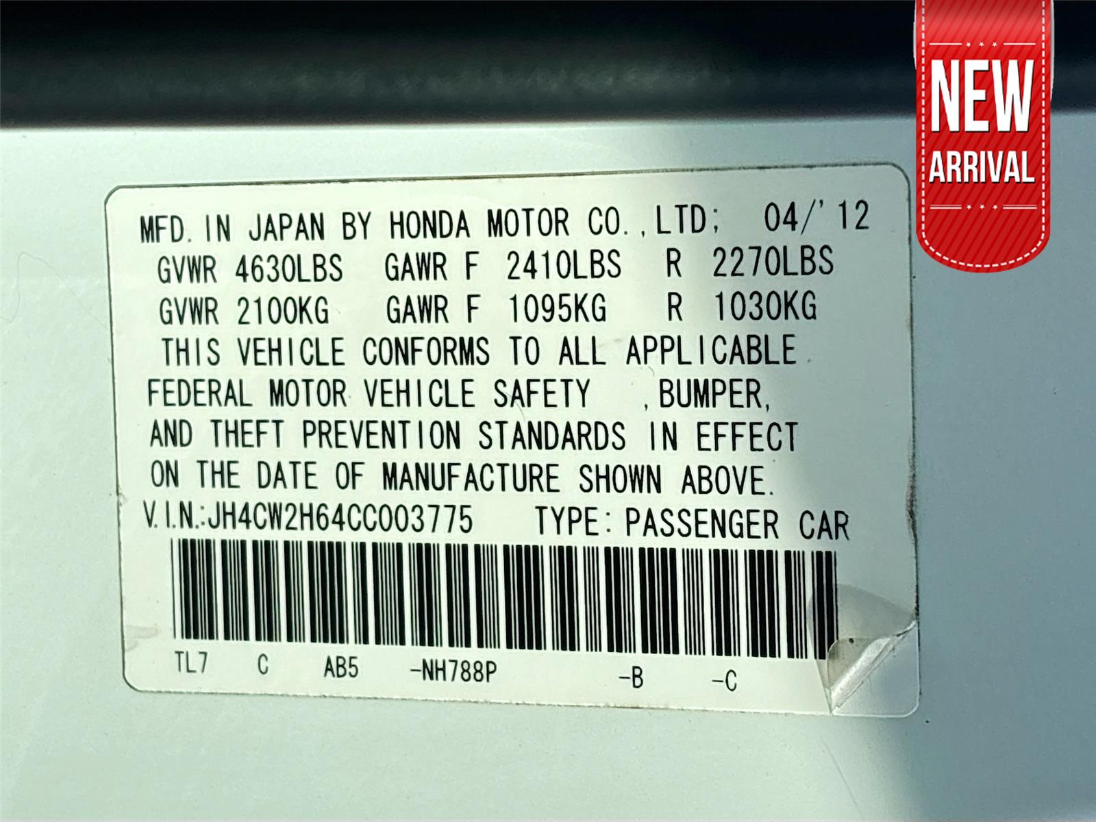 2012 Acura TSX Sport Wagon Tech Pkg