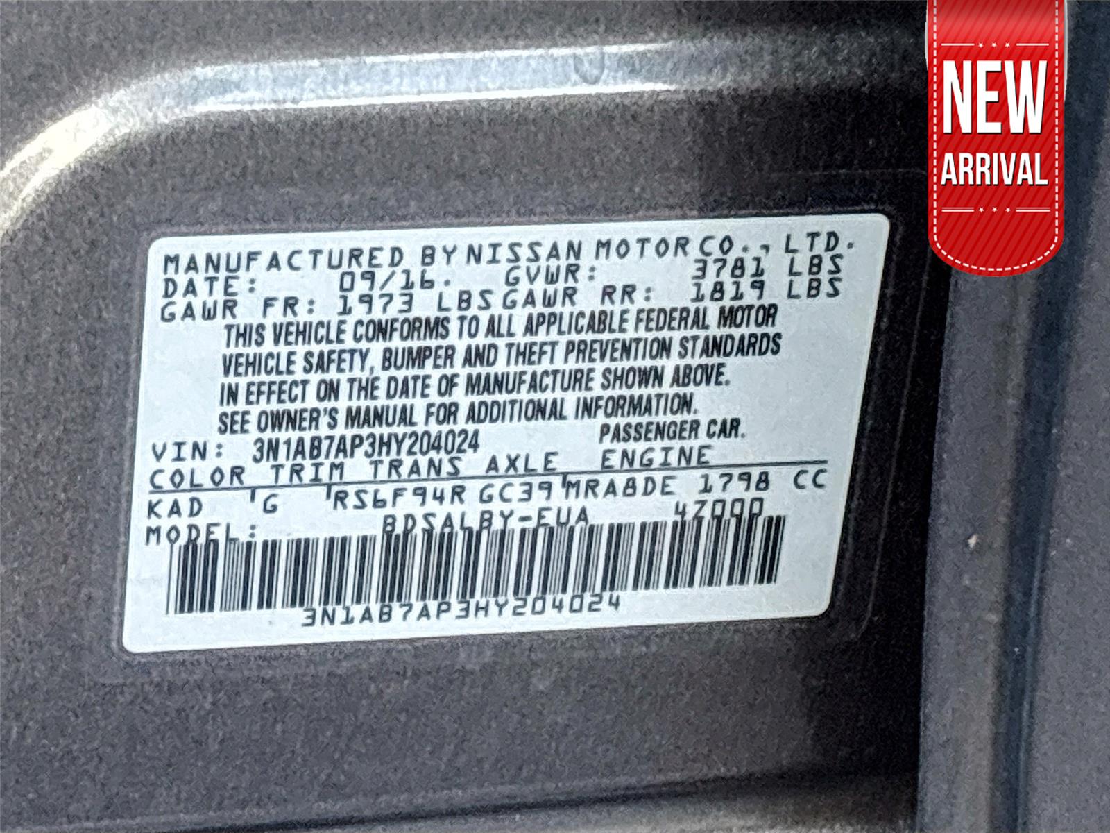 2017 Nissan Sentra S