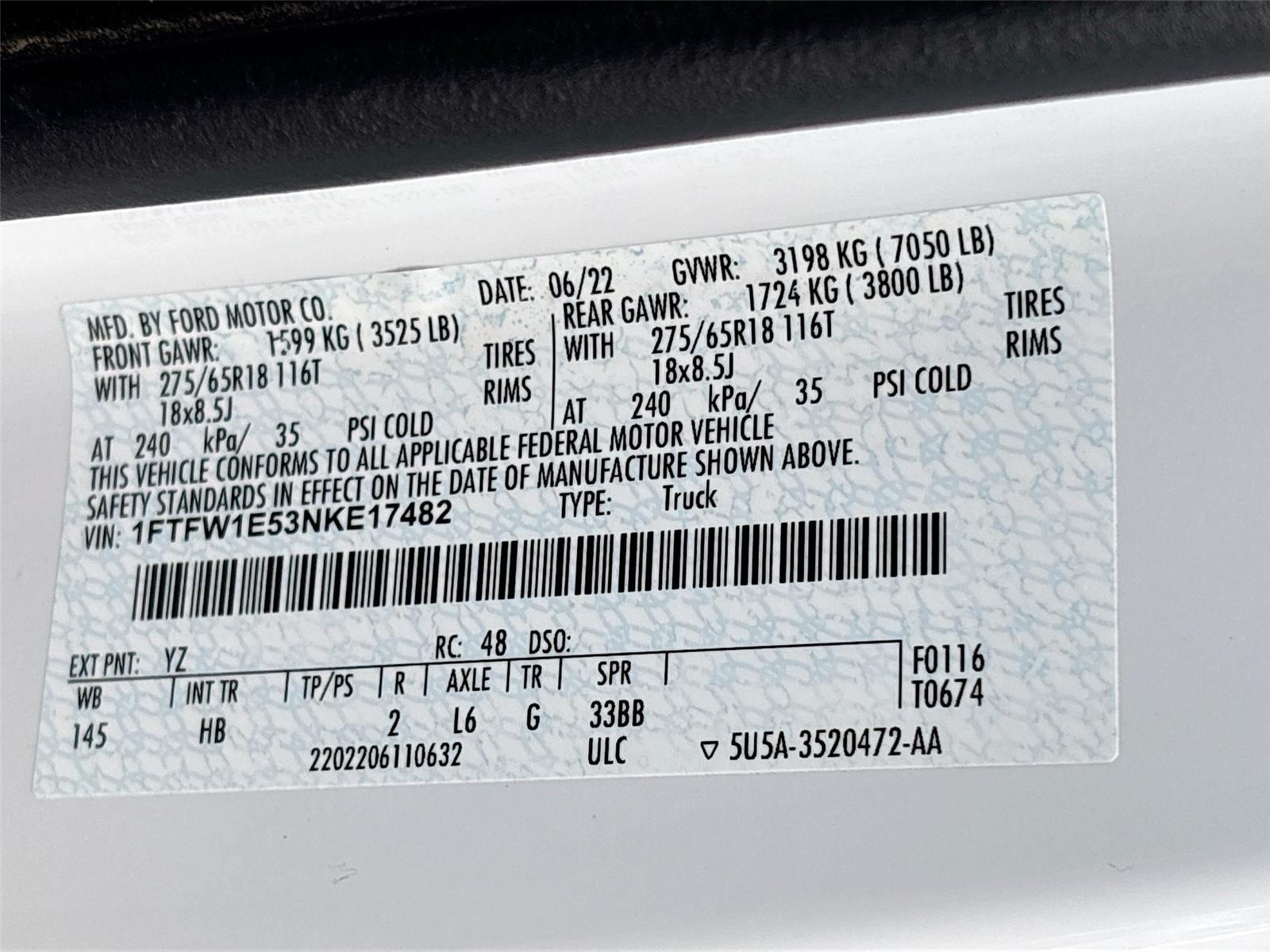 2022 Ford F-150 LARIAT