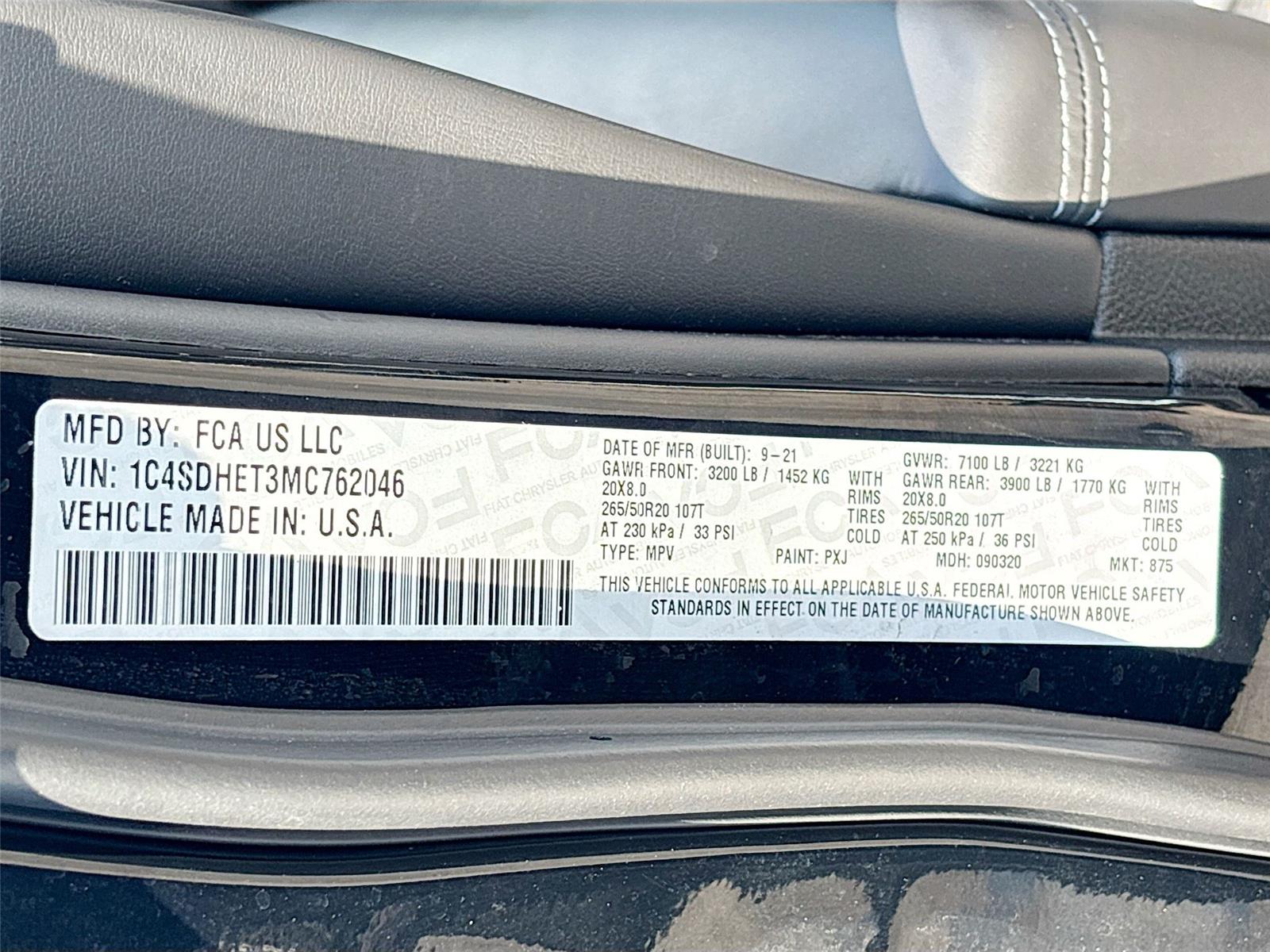 2021 Dodge Durango Citadel