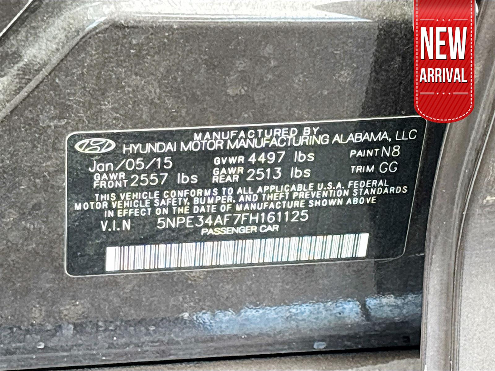 2015 Hyundai Sonata 2.4L Sport