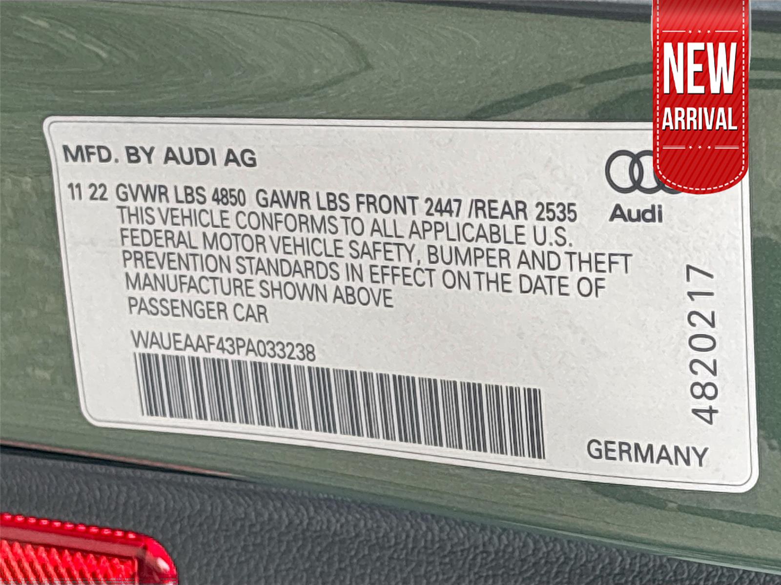2023 Audi A4 Sedan S line Premium Plus