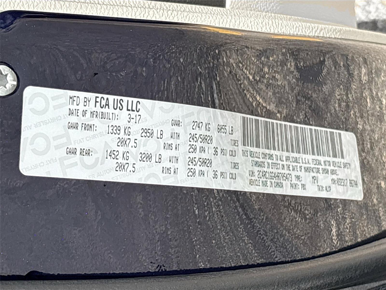 2017 Chrysler Pacifica Limited