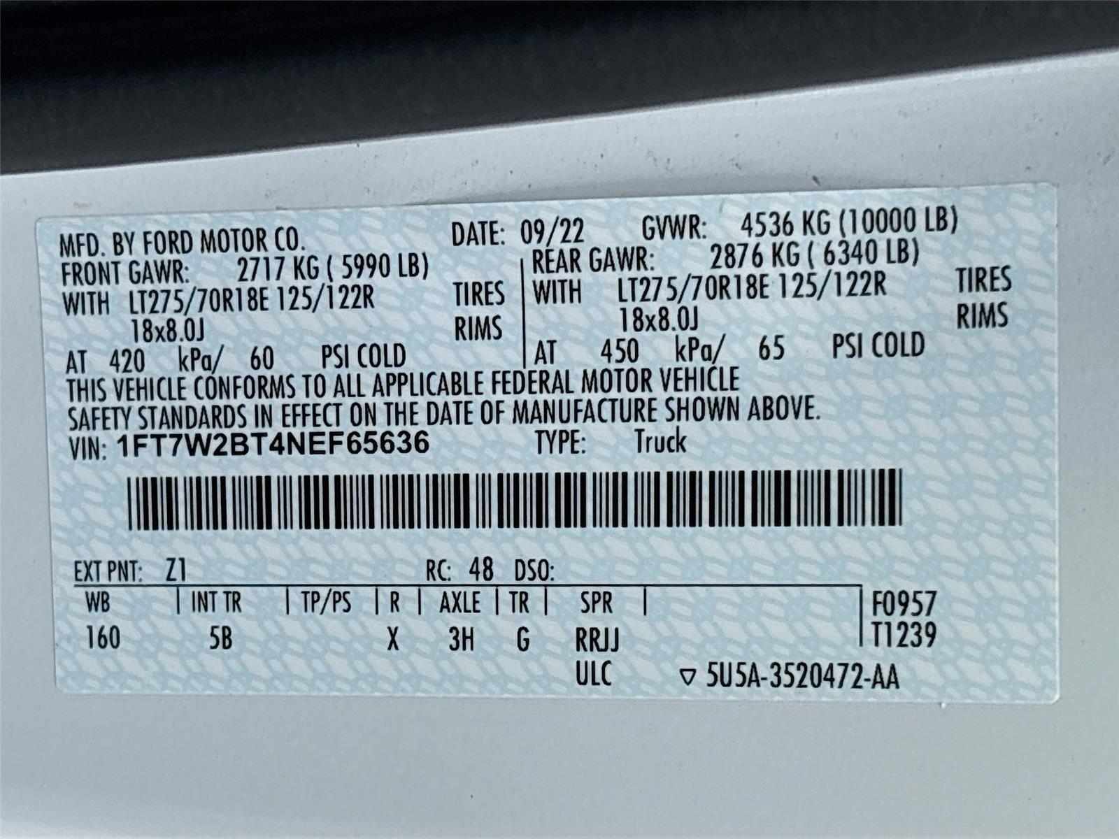 2022 Ford Super Duty F-250 SRW LARIAT