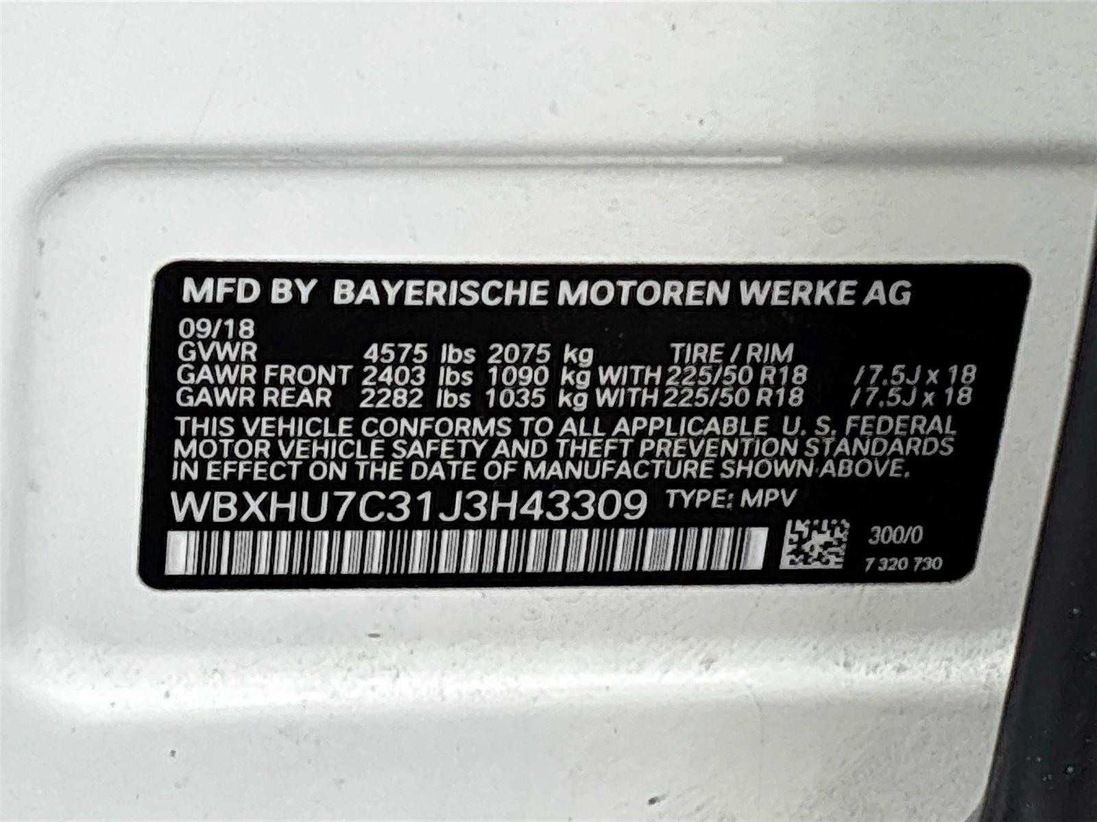 2018 BMW X1 sDrive28i