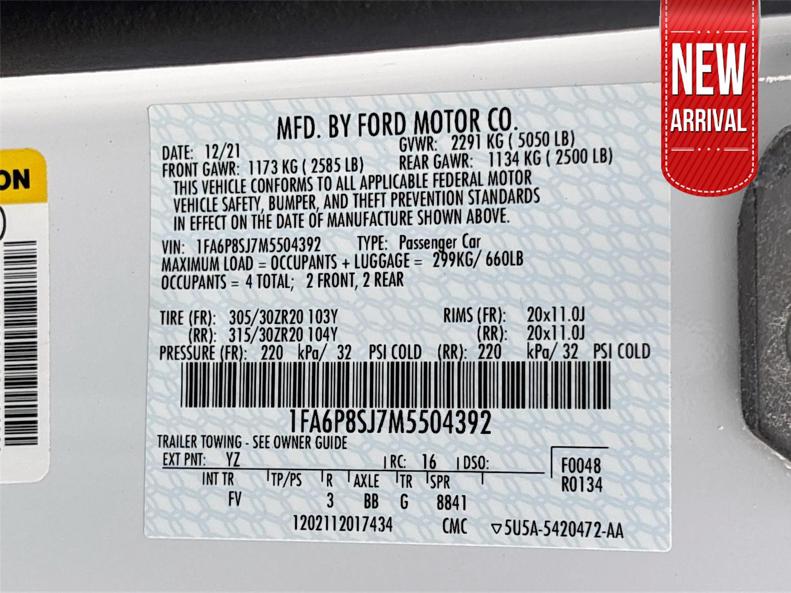 2021 Ford Mustang Shelby GT500