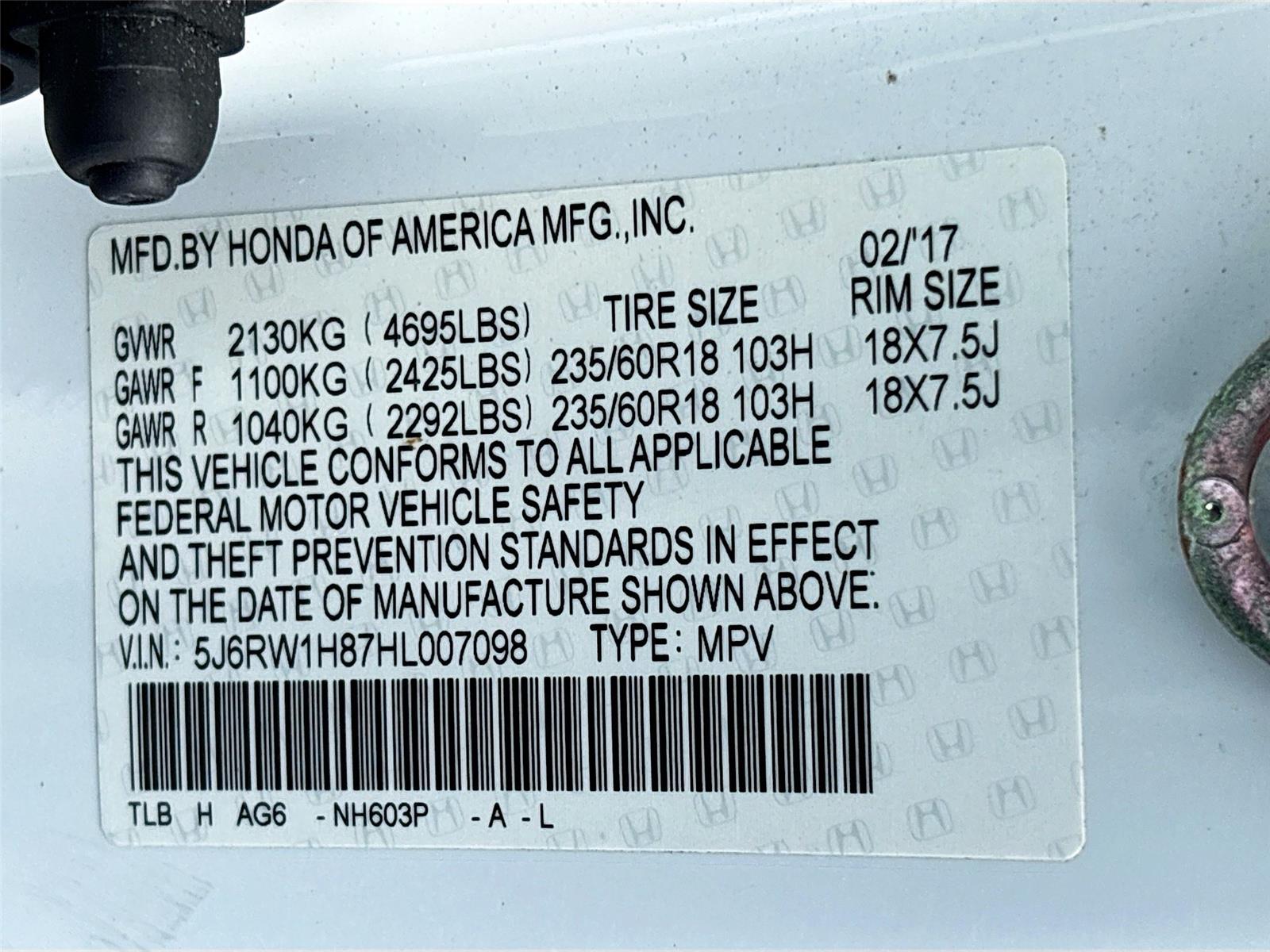 2017 Honda CR-V EX-L