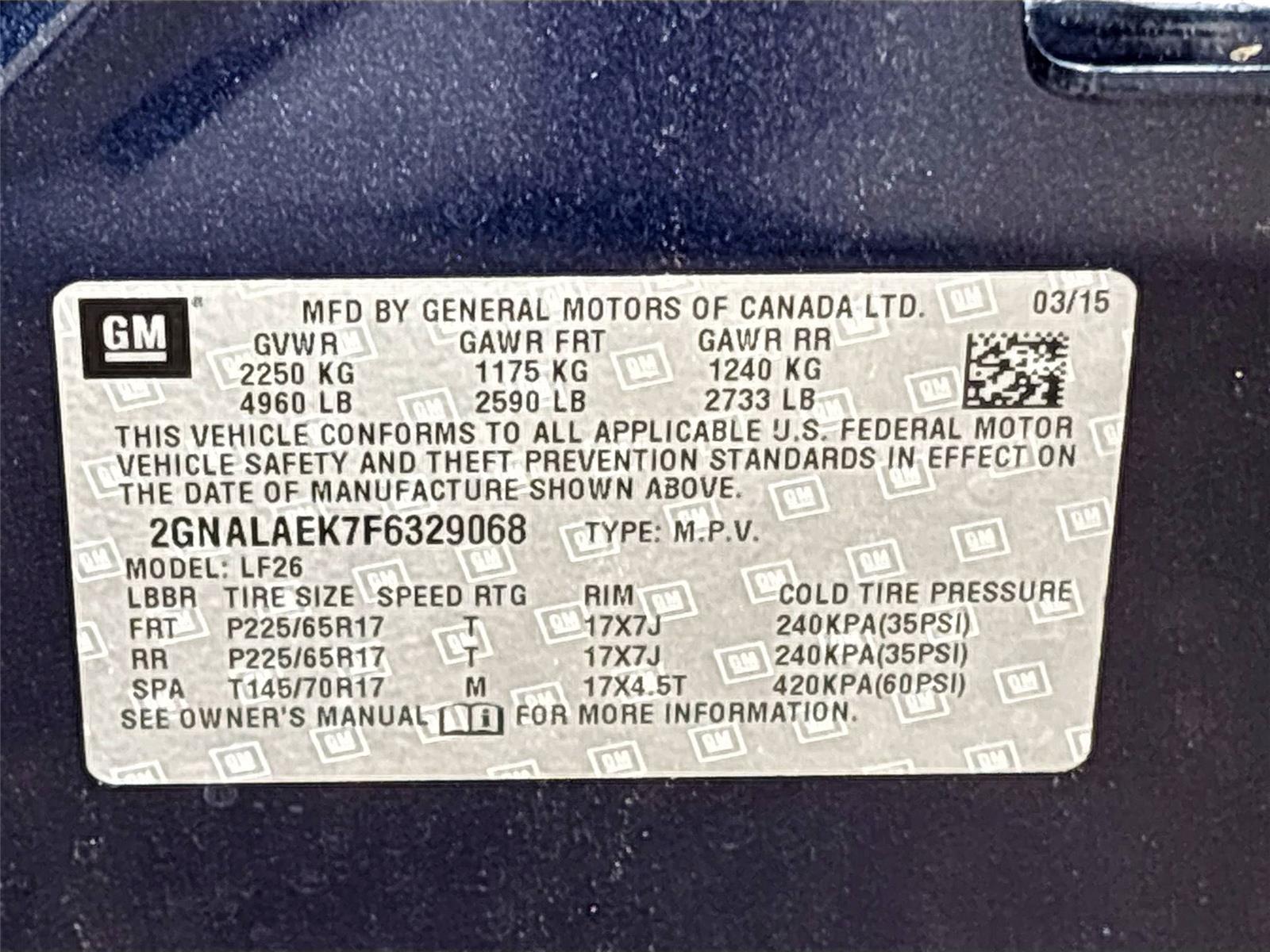 2015 Chevrolet Equinox LS