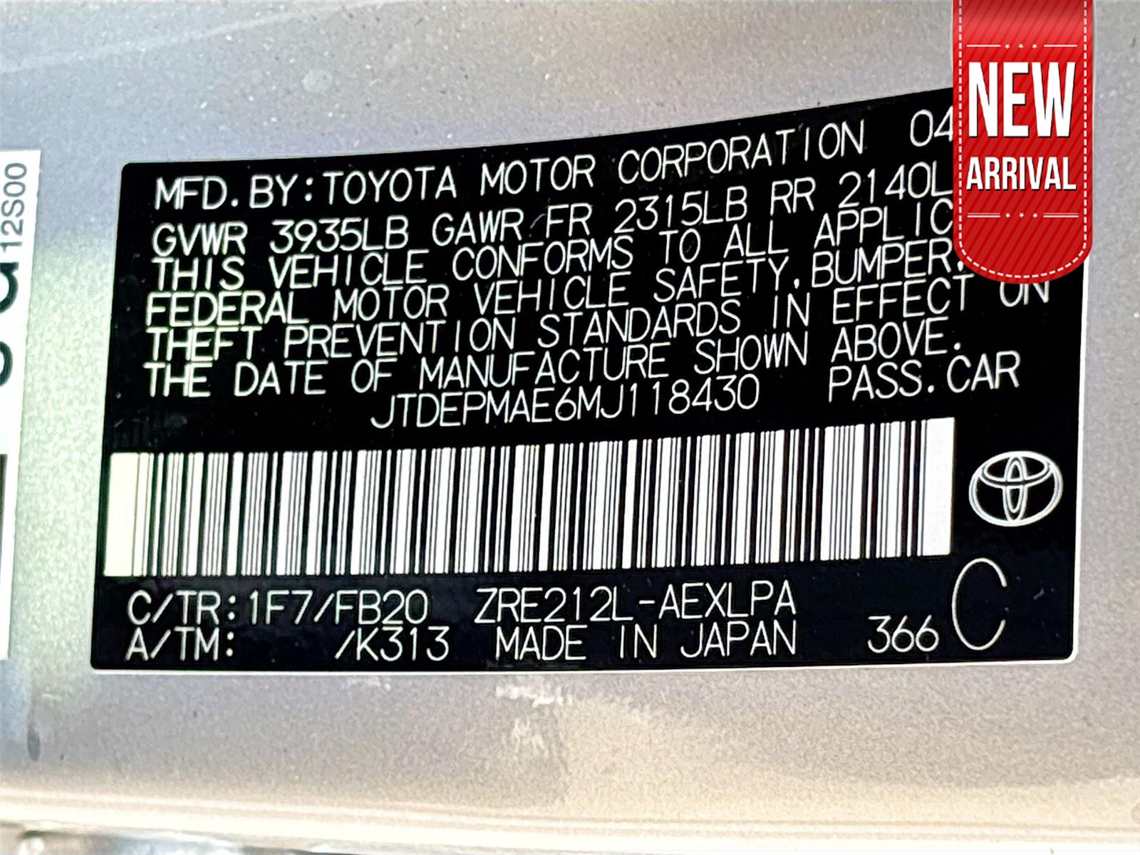 2021 Toyota Corolla LE