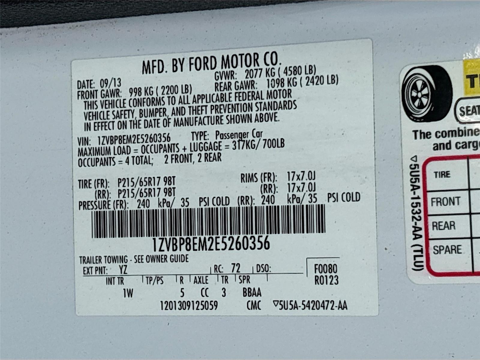 2014 Ford Mustang V6